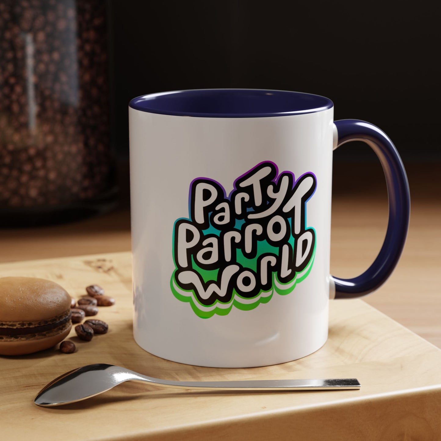 Party Parrot World Accent Coffee Mug