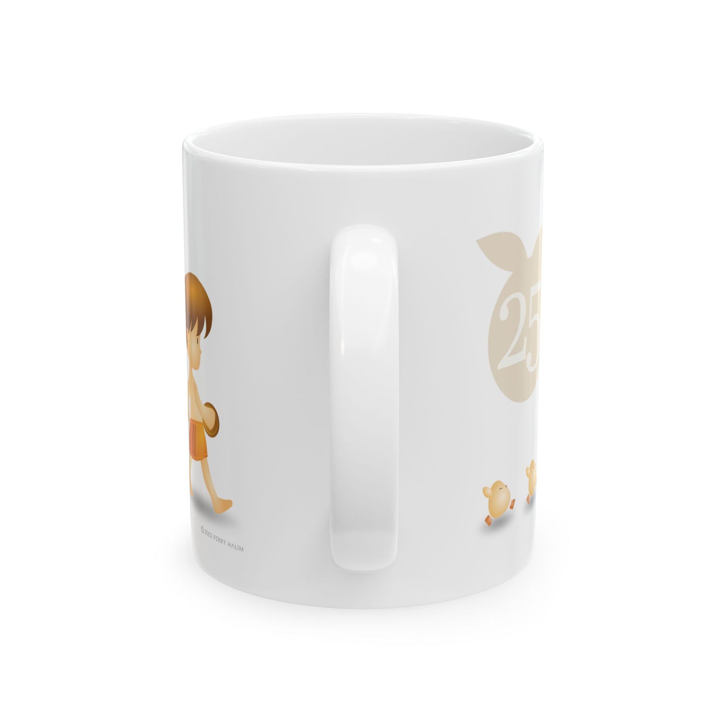 Orisinal: Morning Sunshine 25th Anniversary White Ceramic Mug