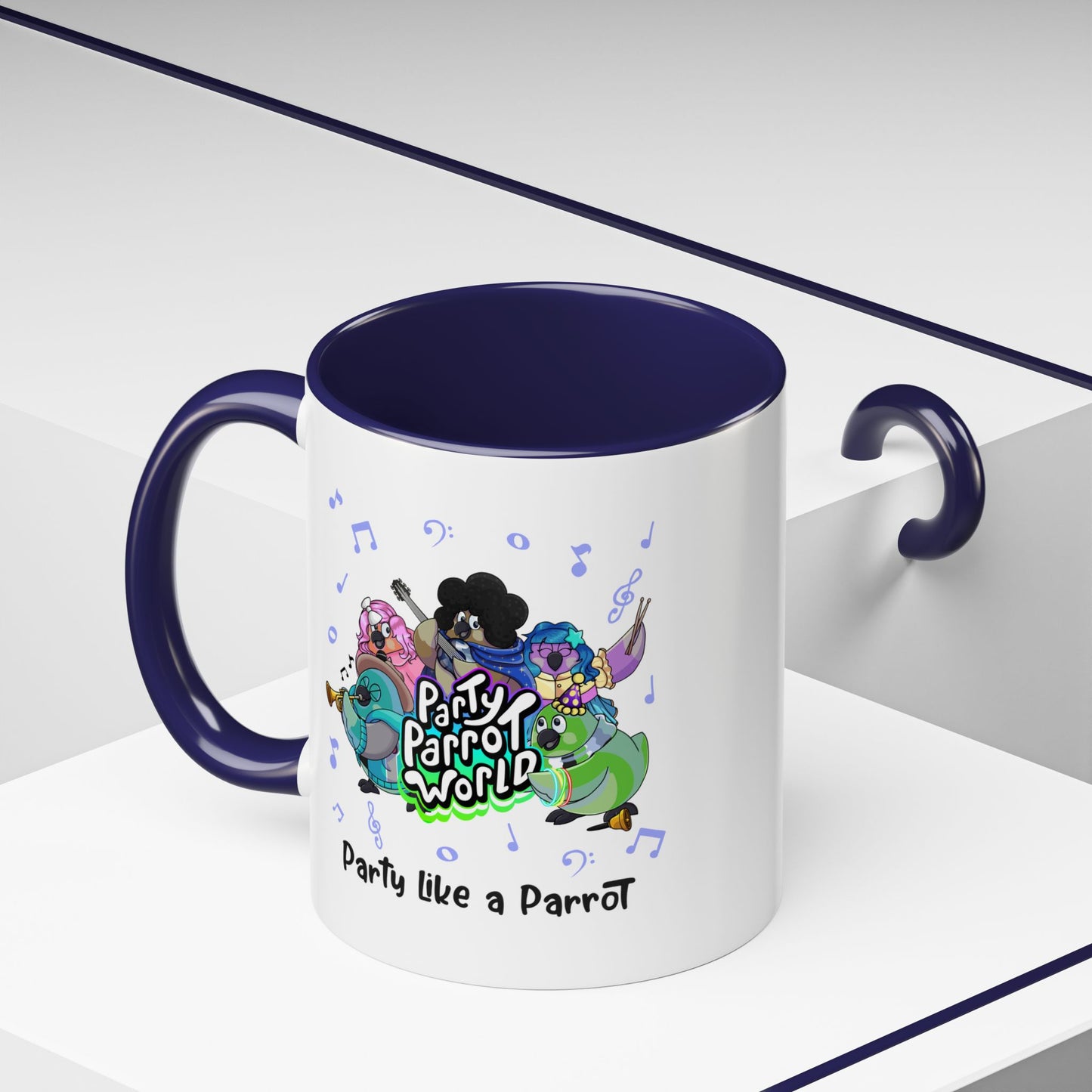 Party Parrot World Accent Coffee Mug