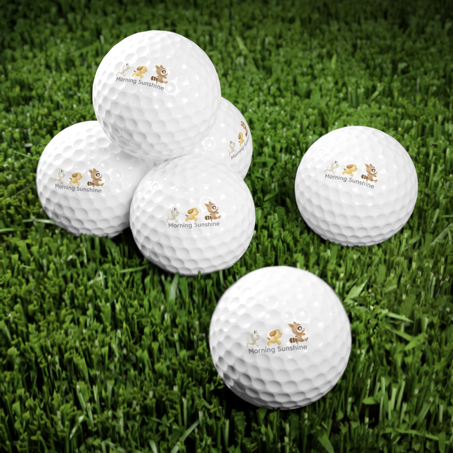 Morning Sunshine Golf Balls - 6 pack