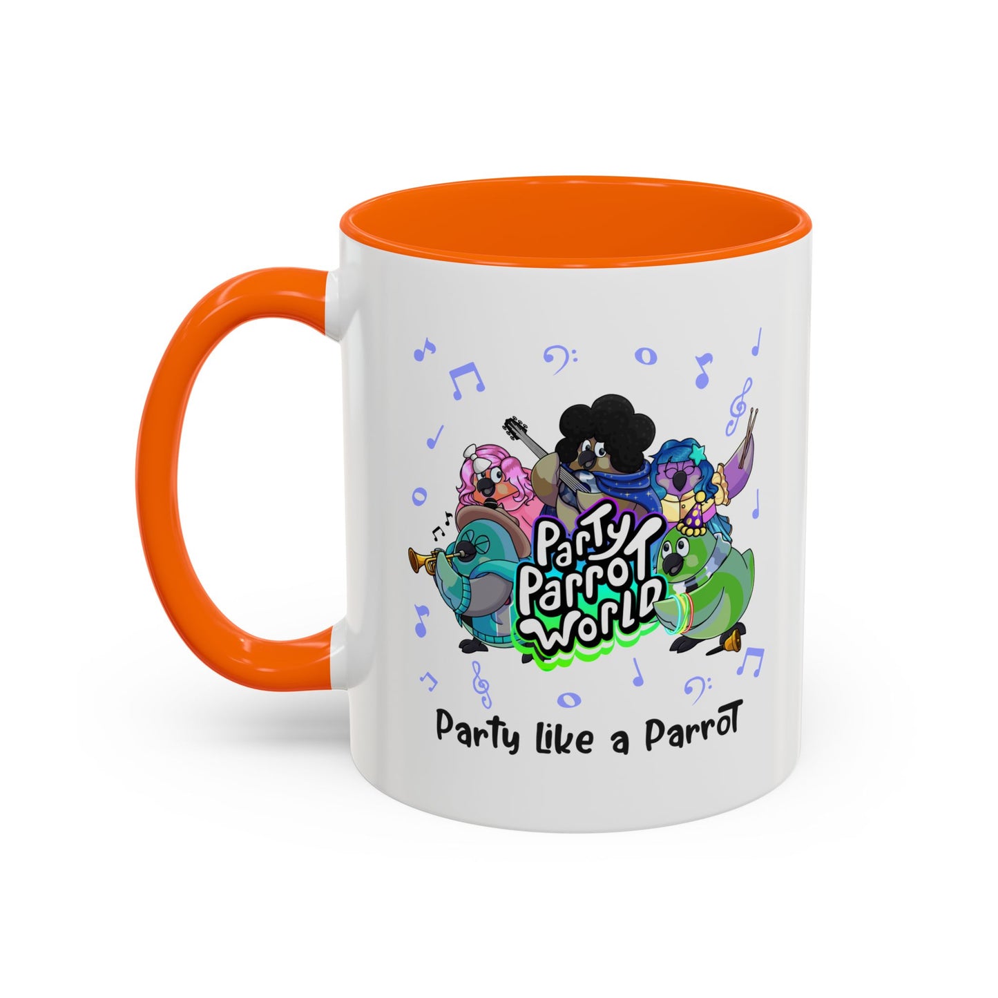 Party Parrot World Accent Coffee Mug