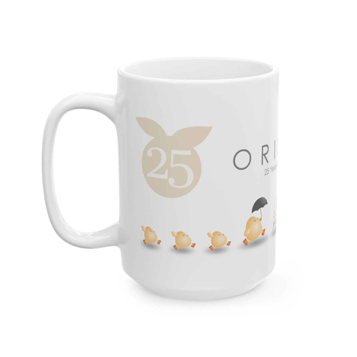 Orisinal: Morning Sunshine 25th Anniversary White Ceramic Mug