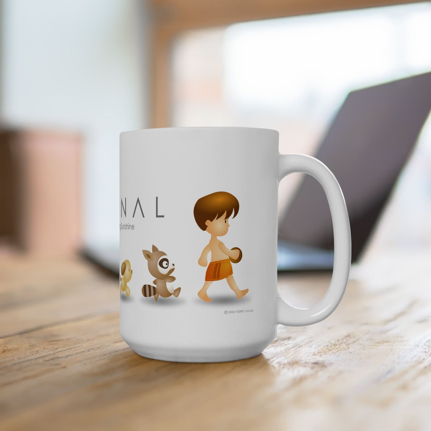 Orisinal: Morning Sunshine 25th Anniversary White Ceramic Mug