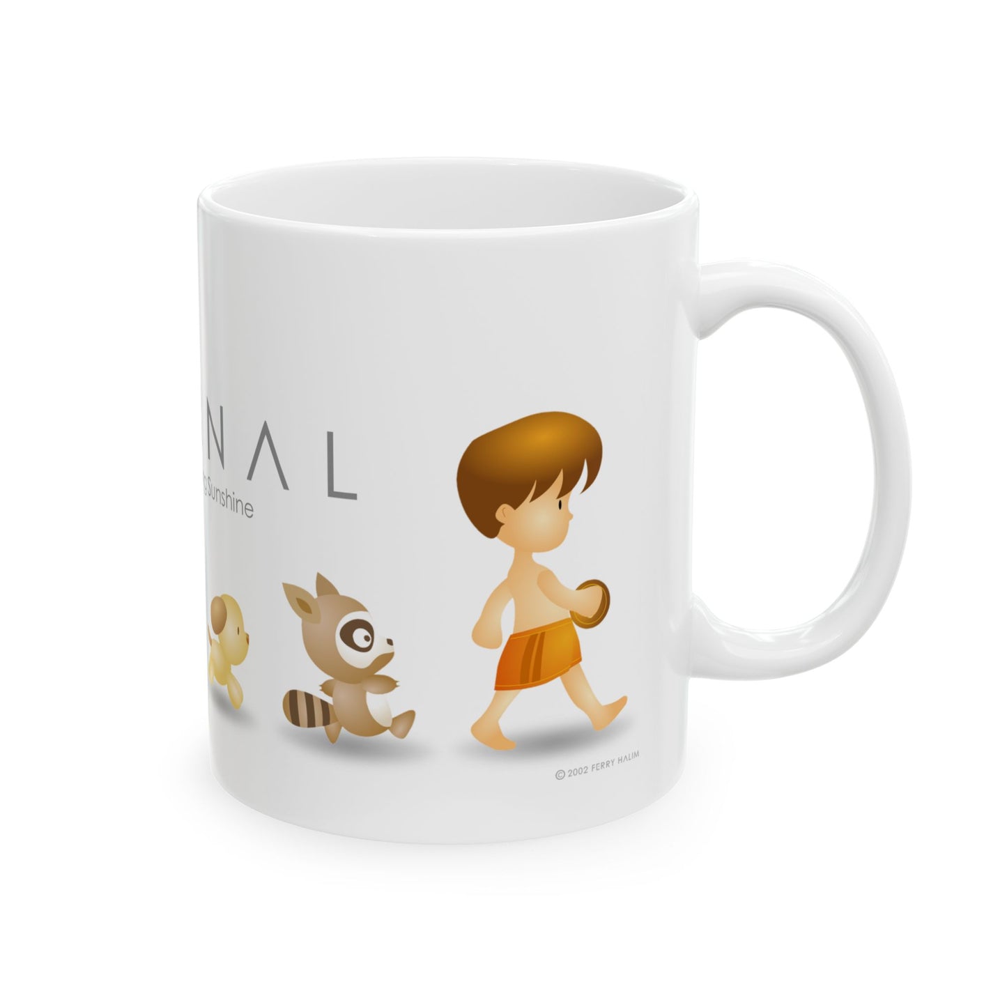Orisinal: Morning Sunshine 25th Anniversary White Ceramic Mug