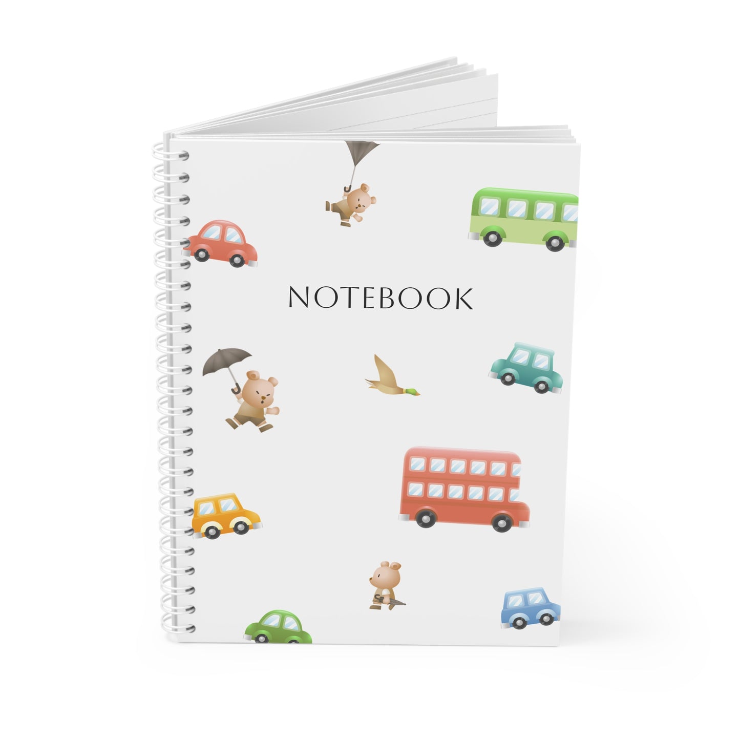 Sunny Day Sky Spiral Notebook