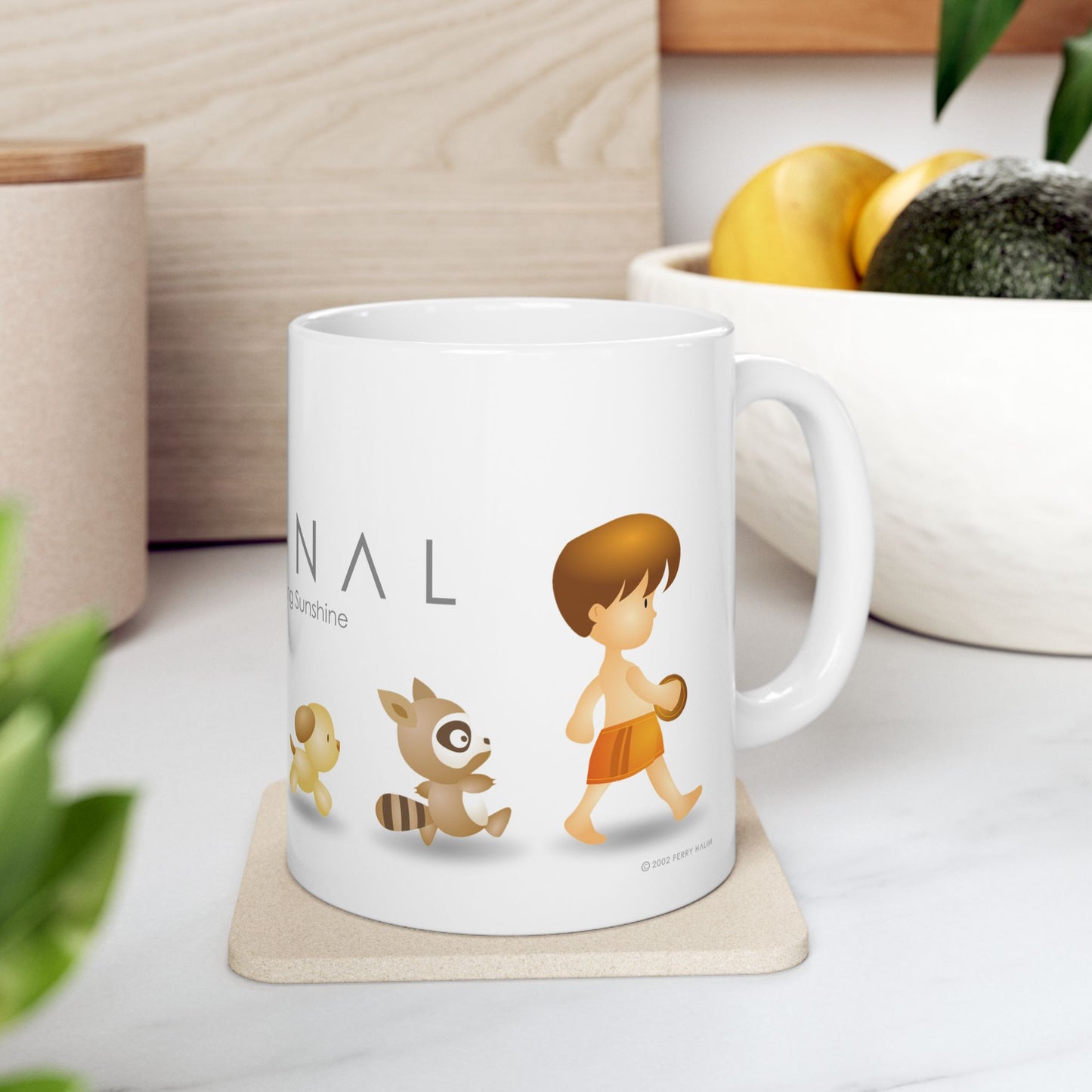 Orisinal: Morning Sunshine 25th Anniversary White Ceramic Mug