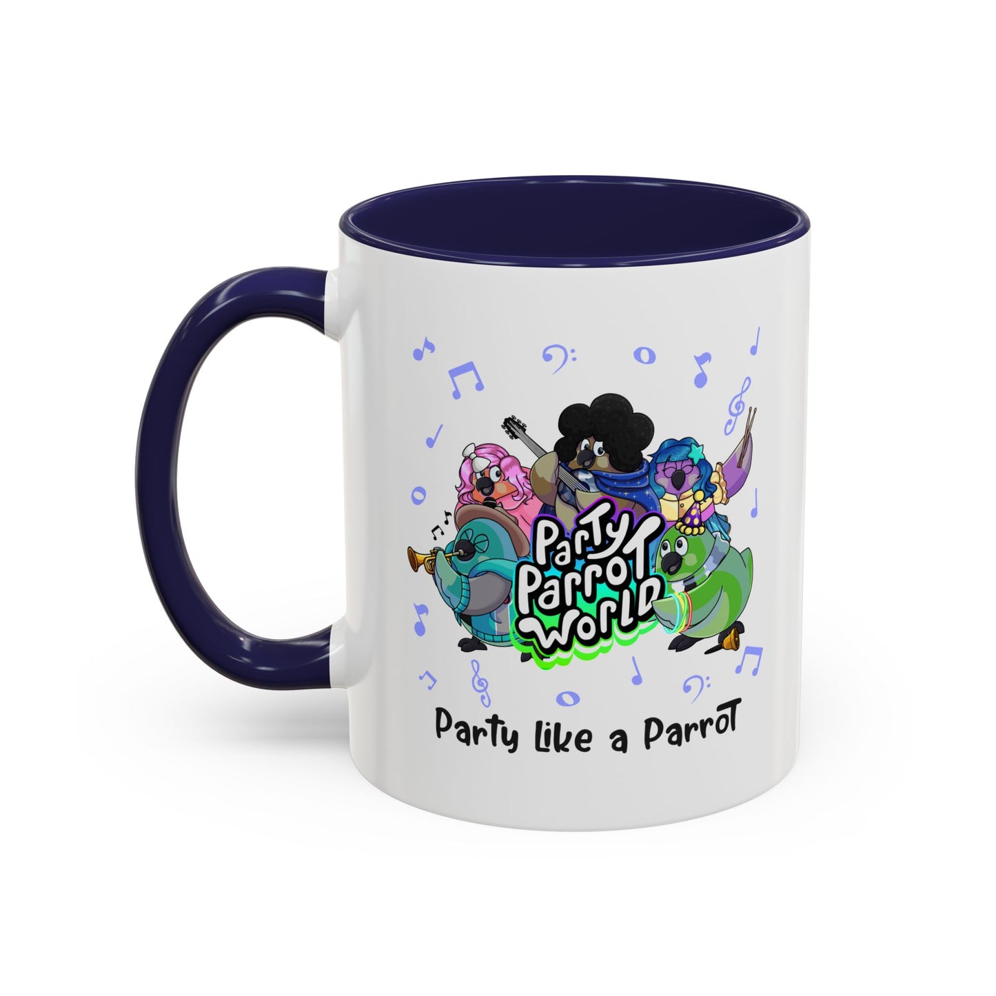 Party Parrot World Accent Coffee Mug