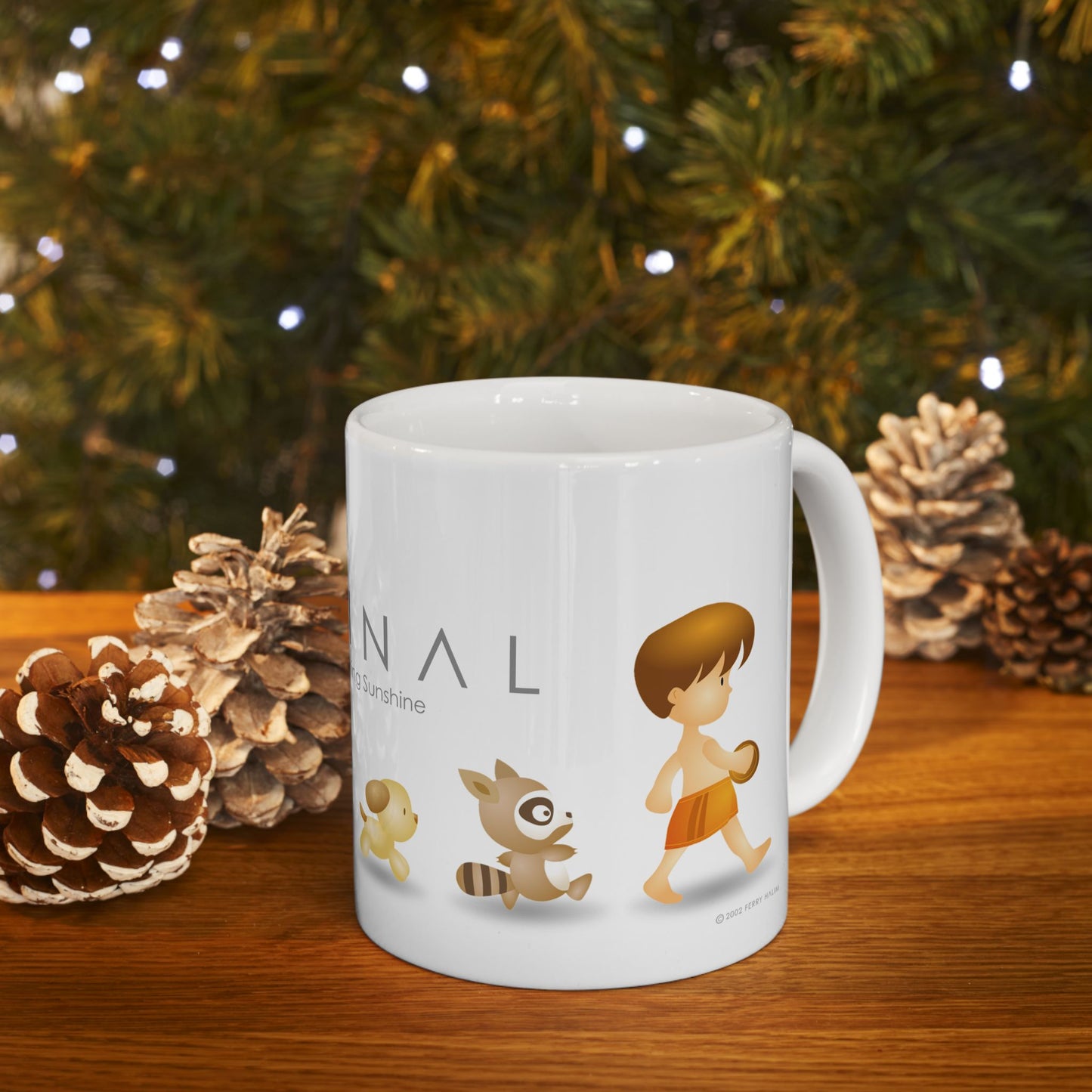 Orisinal: Morning Sunshine 25th Anniversary White Ceramic Mug