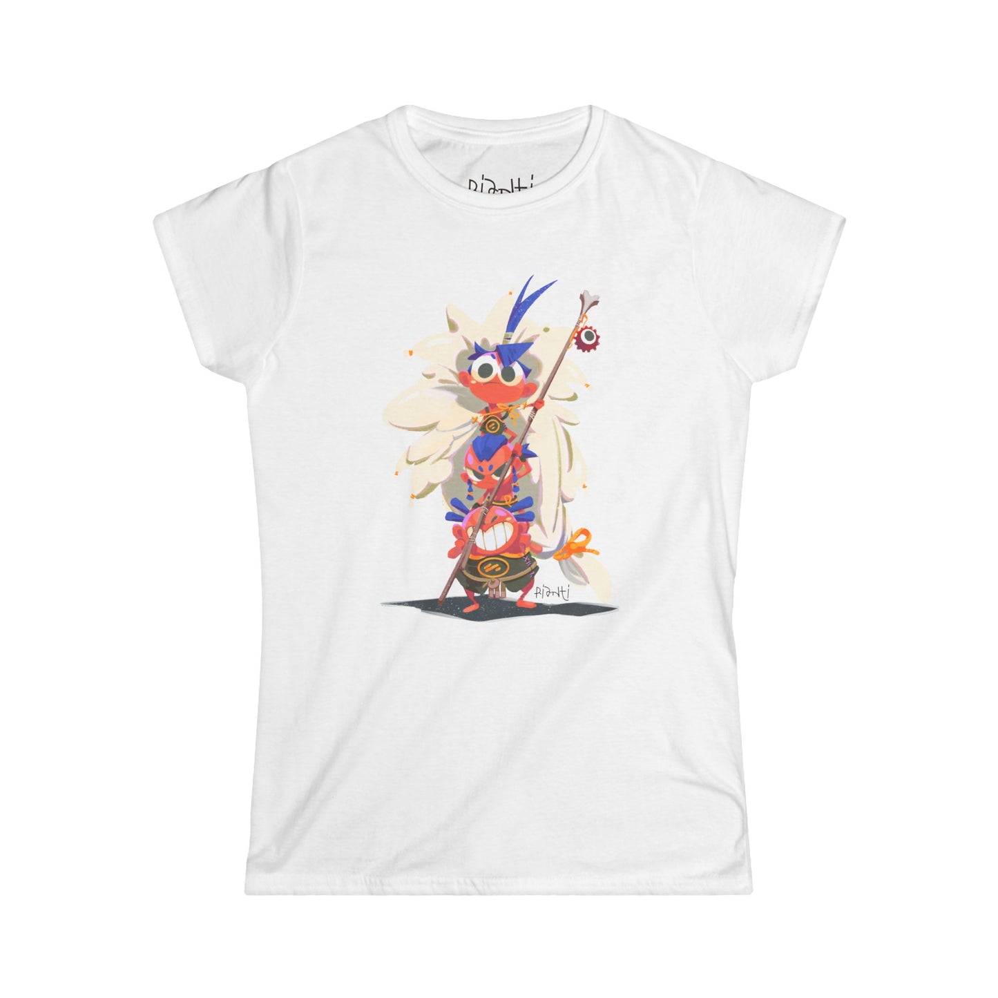 Rianti Triplets Women's Cotton Softstyle Tee