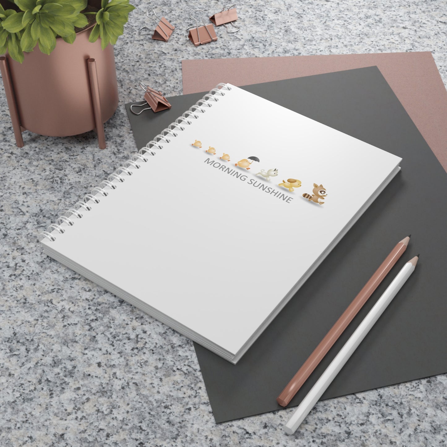 Morning Sunshine Spiral Notebook