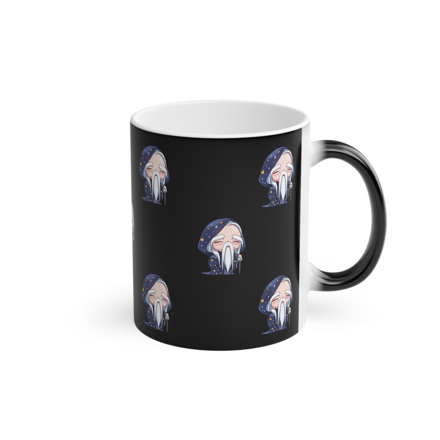 Idle Dragon Kingdom Color Changing Magic Mug Black