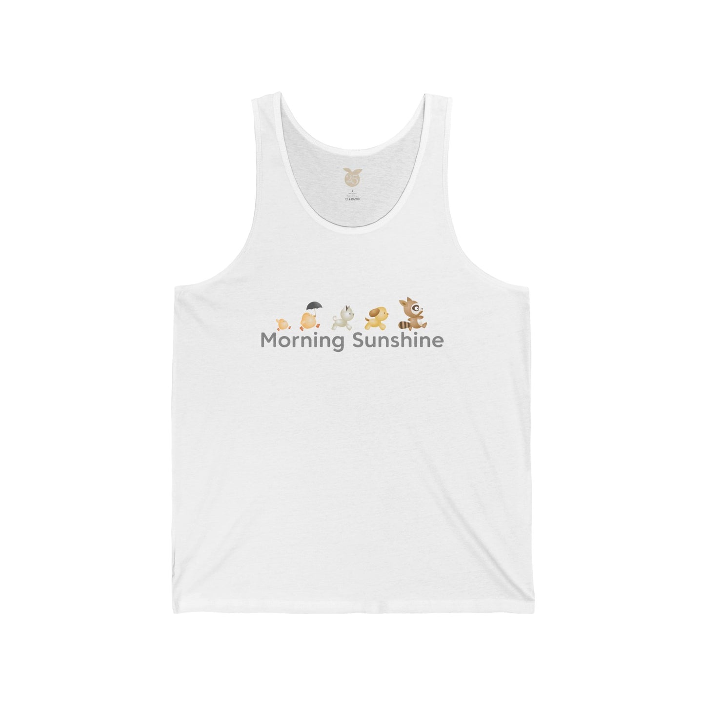 Orisinal: Morning Sunshine 25th Anniversary Unisex Jersey Tank