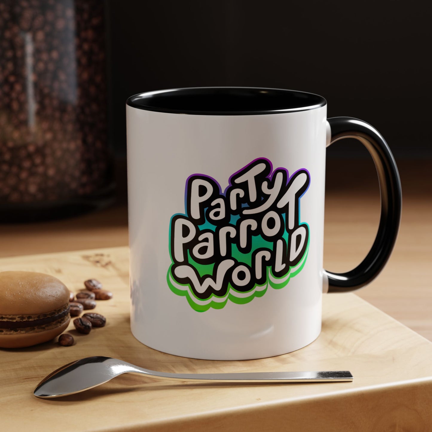 Party Parrot World Accent Coffee Mug