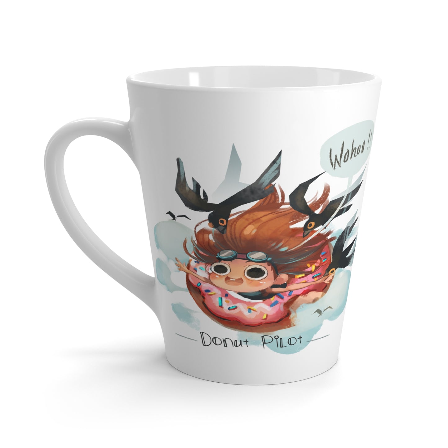 Rianti Donut Pilot Latte Mug