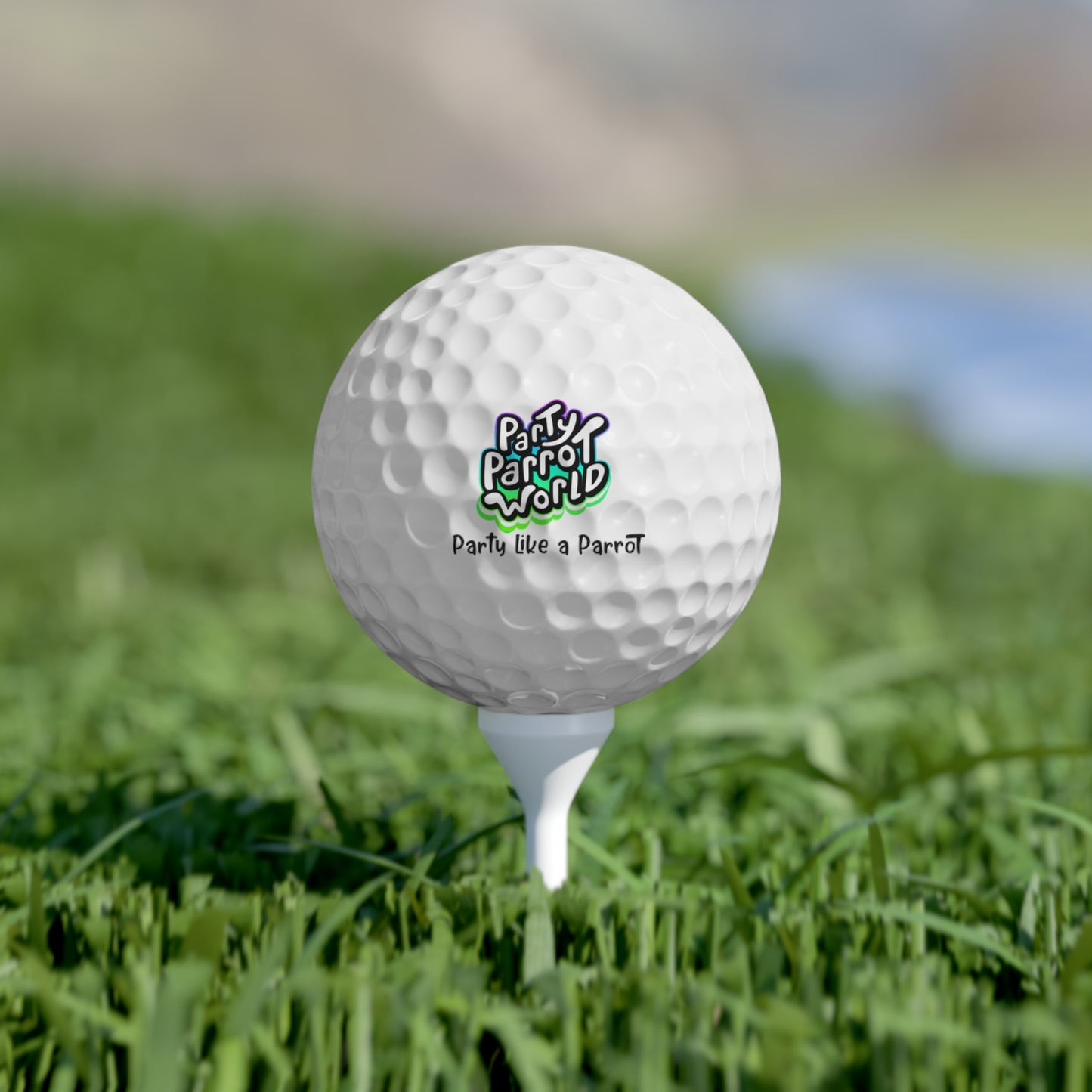 Party Parrot World Golf Balls - 6 pack