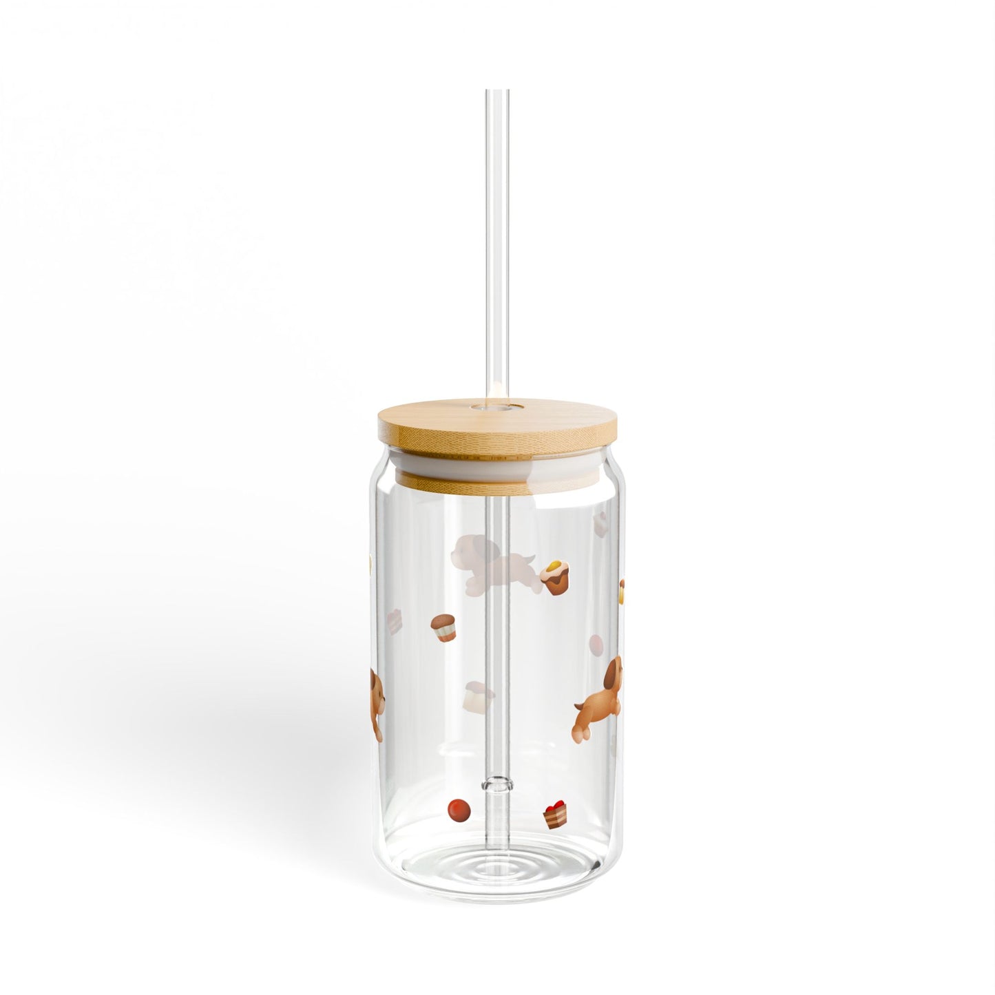 A Dog for All Seasons Sipper Glass with Lid & Straw