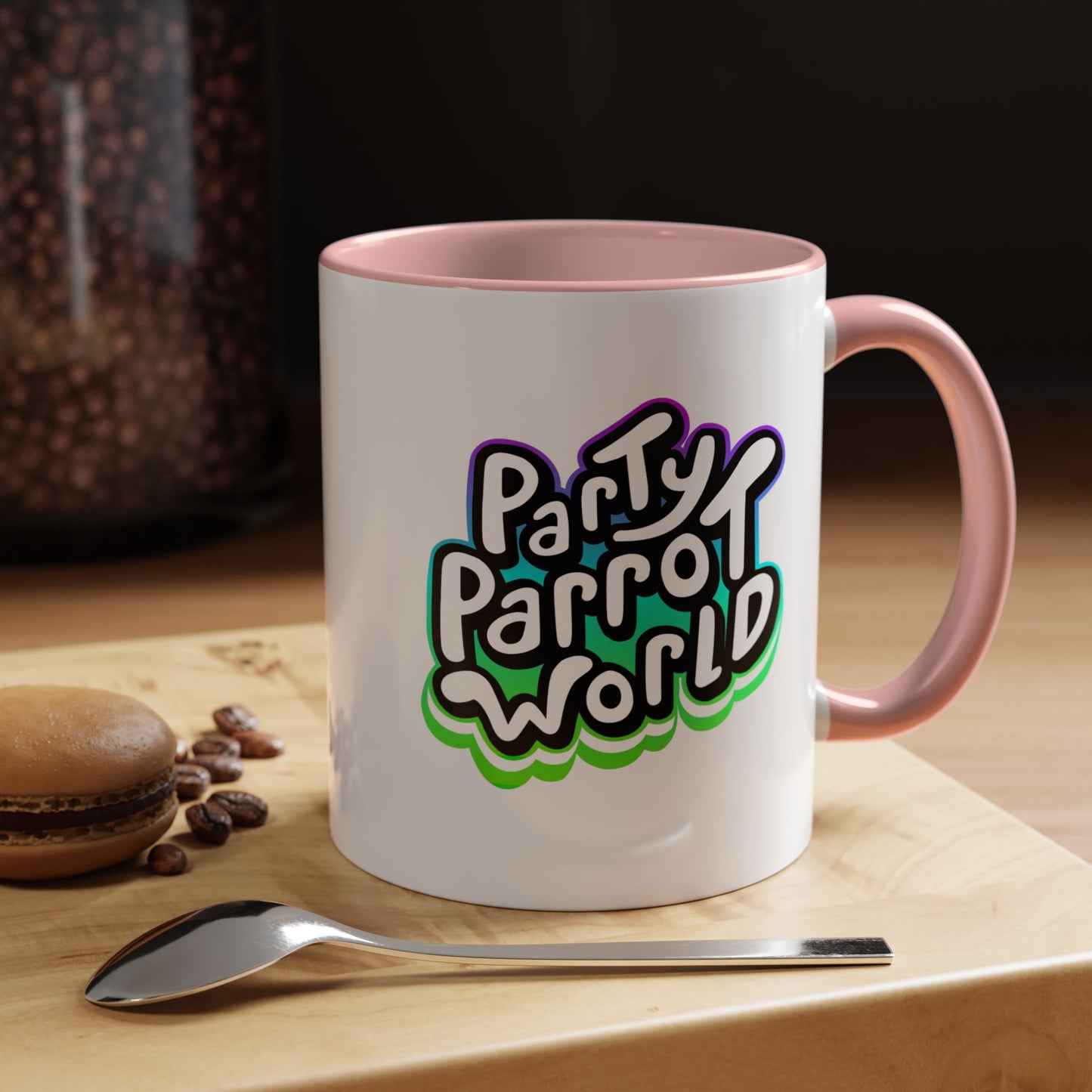 Party Parrot World Accent Coffee Mug