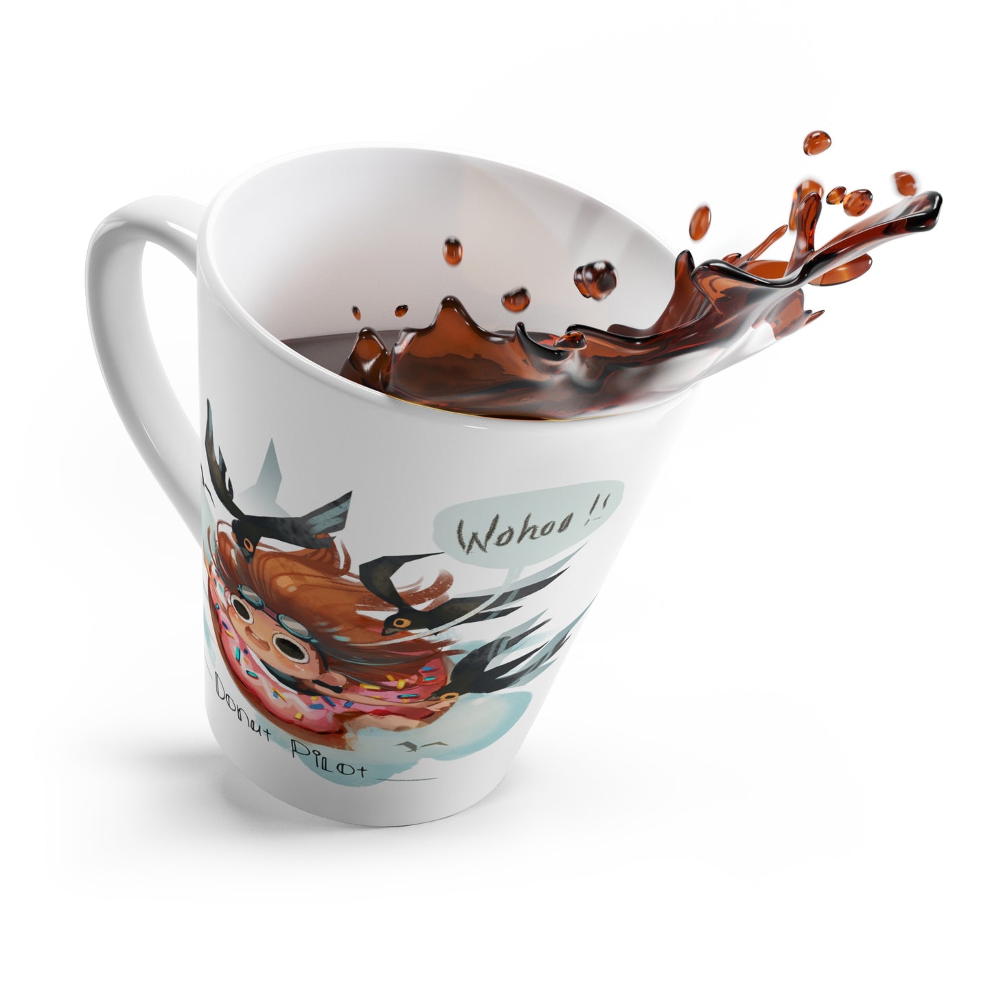 Rianti Donut Pilot Latte Mug