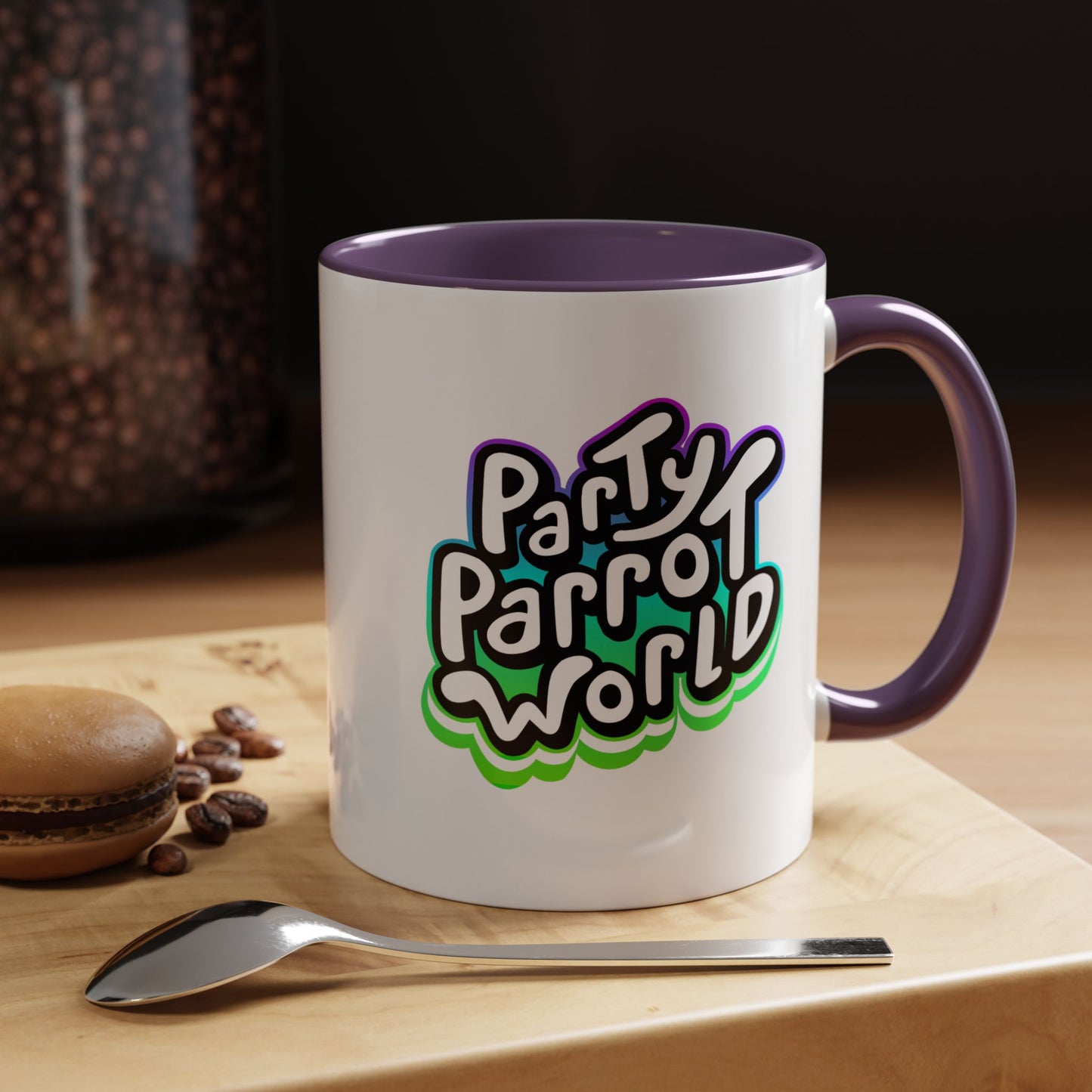 Party Parrot World Accent Coffee Mug