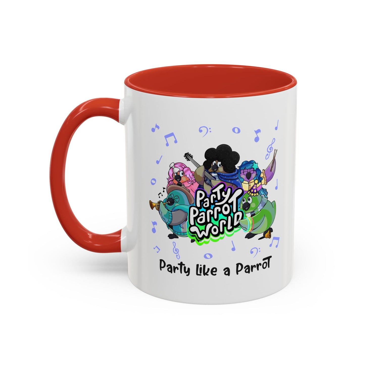 Party Parrot World Accent Coffee Mug