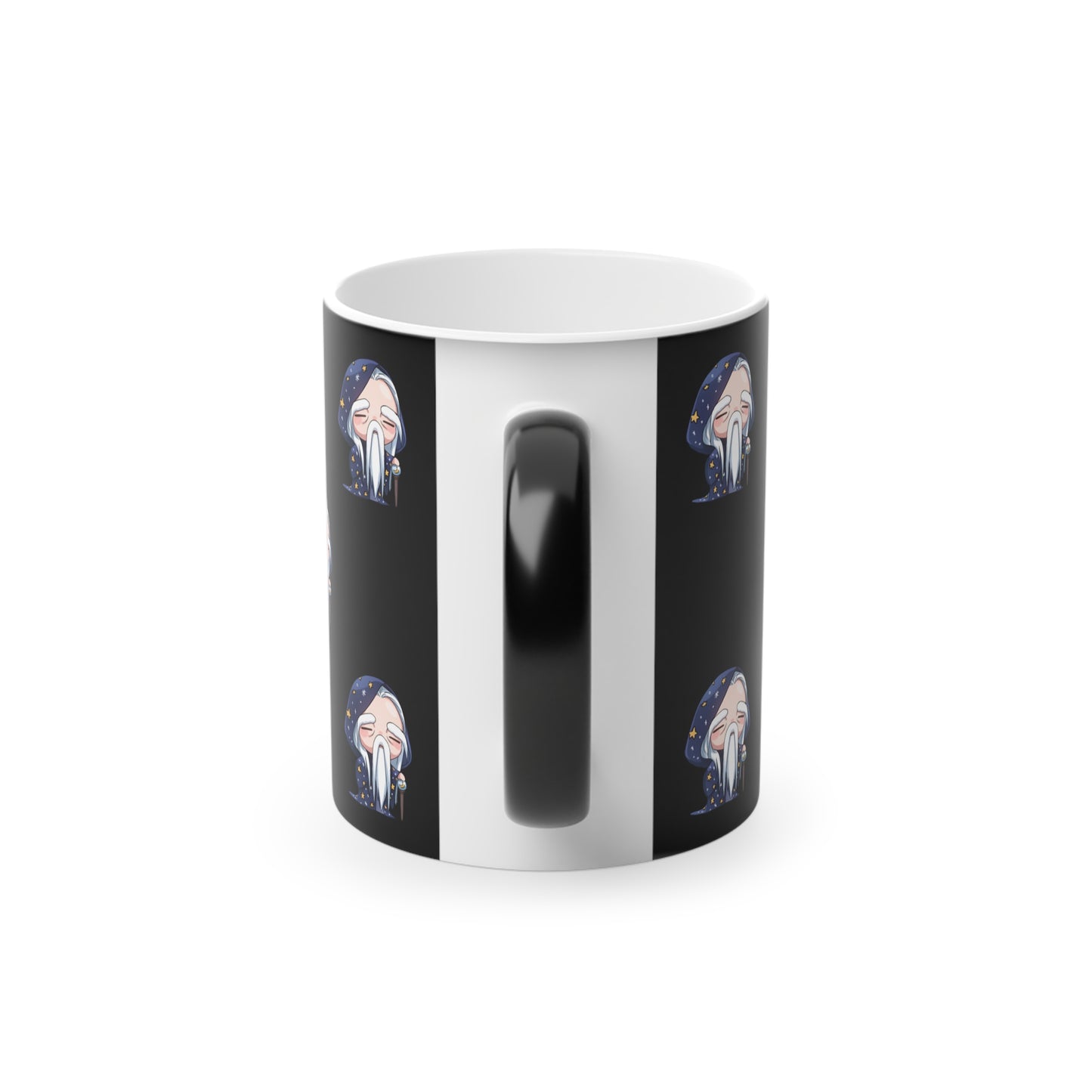 Idle Dragon Kingdom Color Changing Magic Mug Black