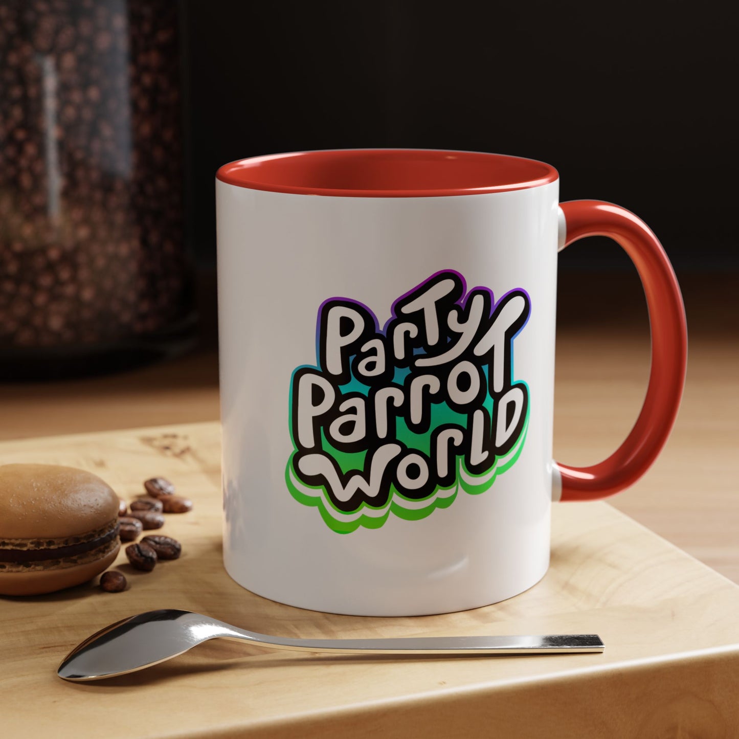 Party Parrot World Accent Coffee Mug
