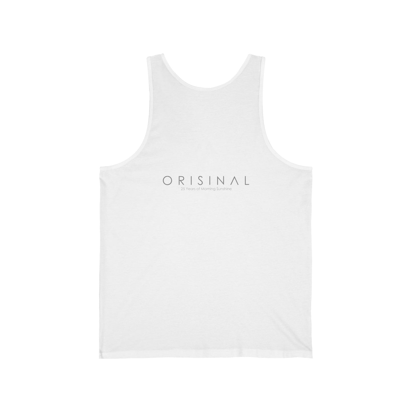 Orisinal: Morning Sunshine 25th Anniversary Unisex Jersey Tank