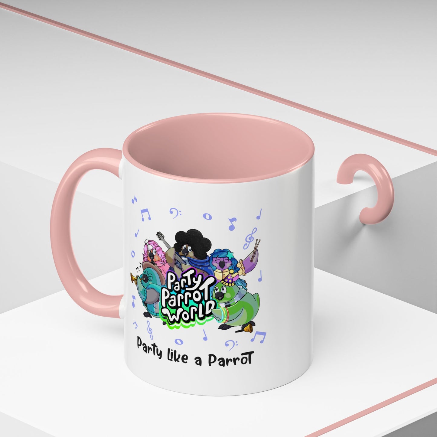 Party Parrot World Accent Coffee Mug