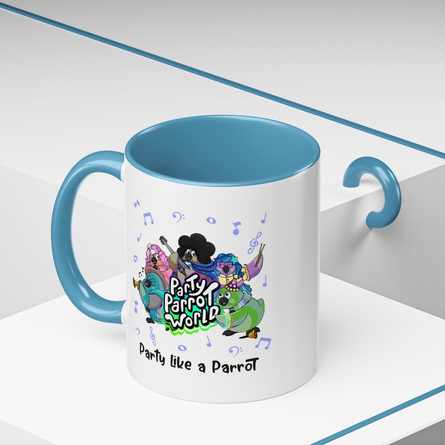 Party Parrot World Accent Coffee Mug