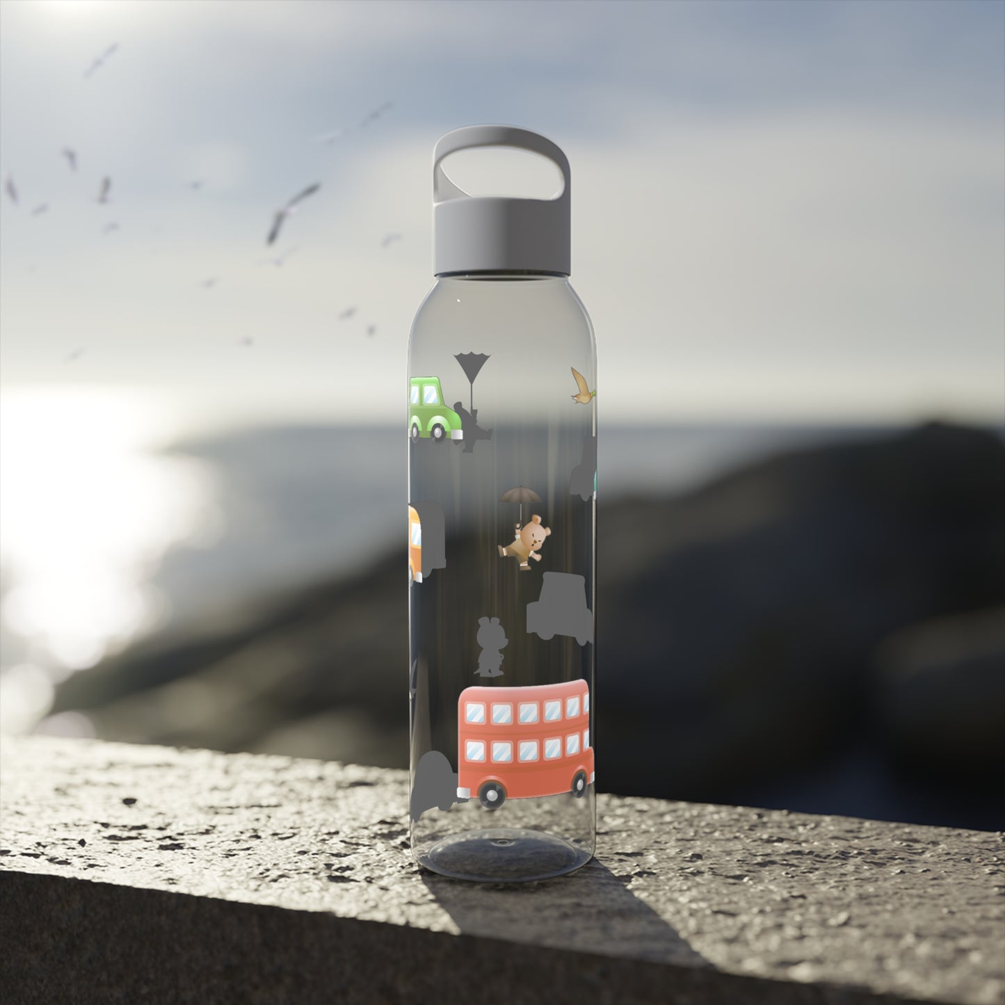 Sunny Day Sky Water Bottle