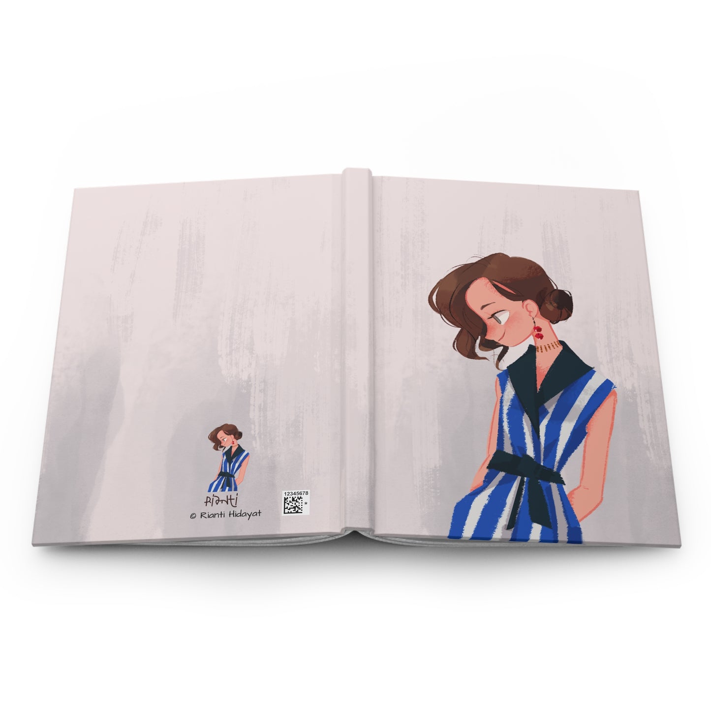 Rianti Girl Hardcover Journal Matte