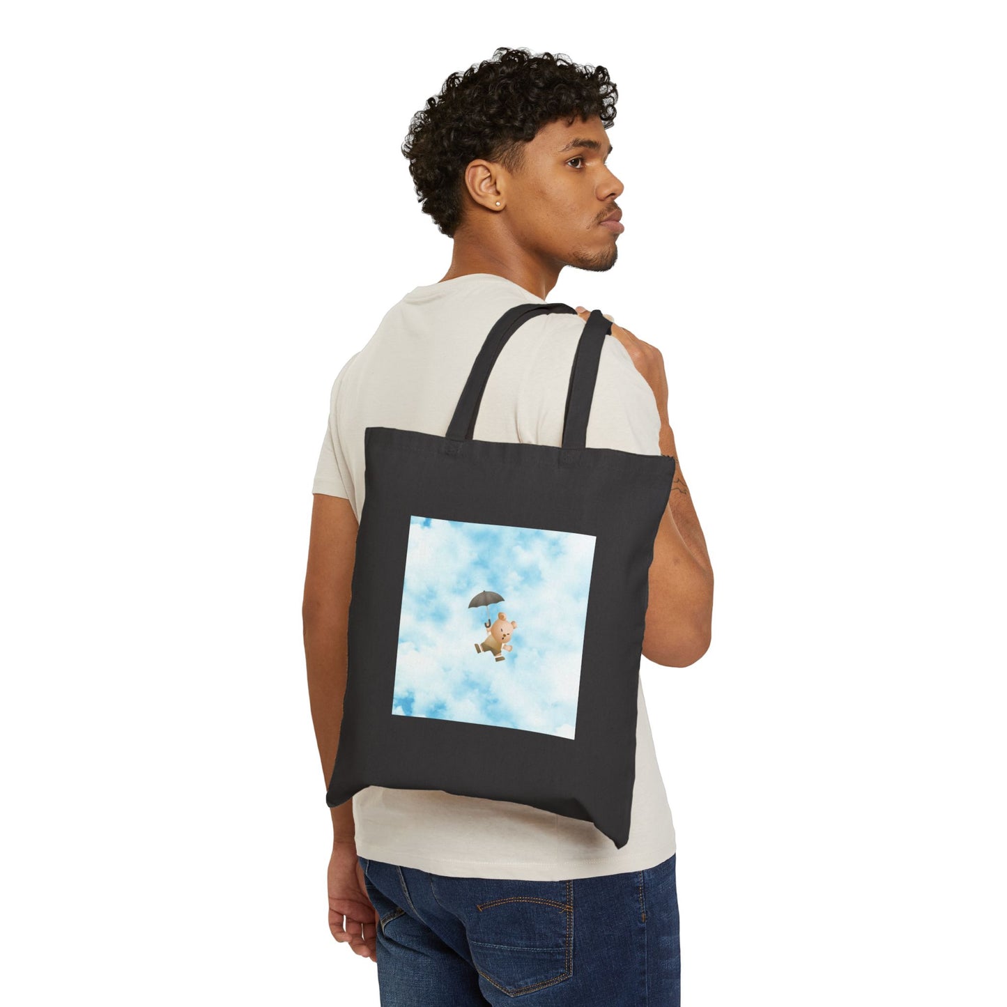 Sunny Day Sky Canvas Tote Bag