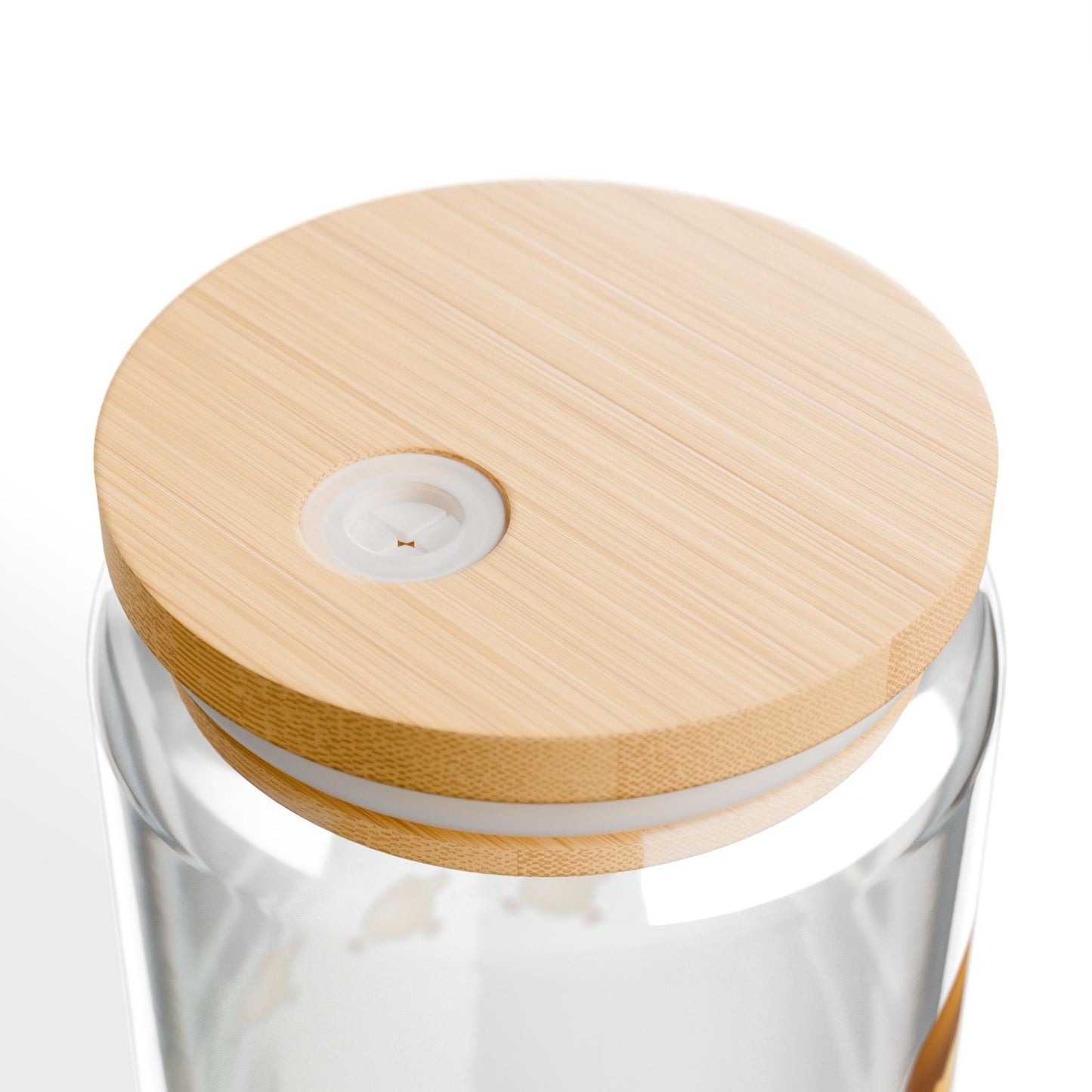 Morning Sunshine Sipper Glass with Lid & Straw