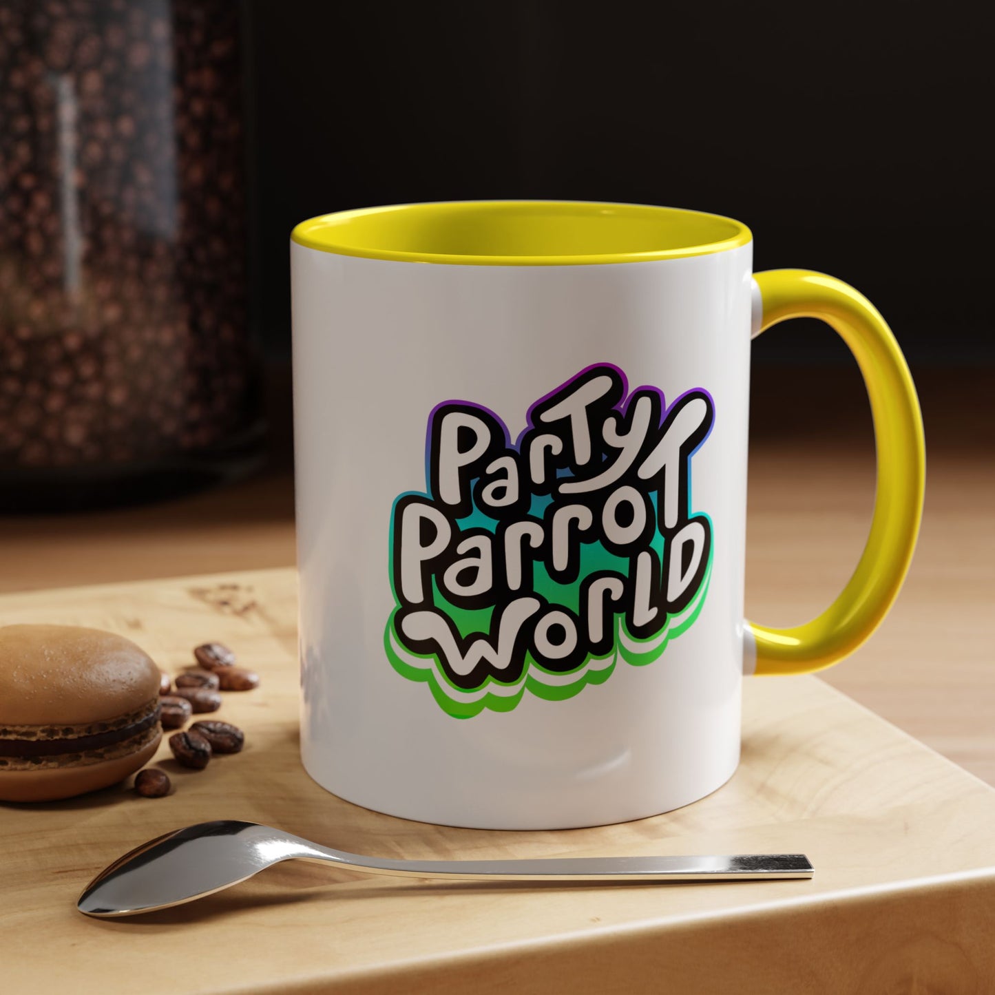 Party Parrot World Accent Coffee Mug