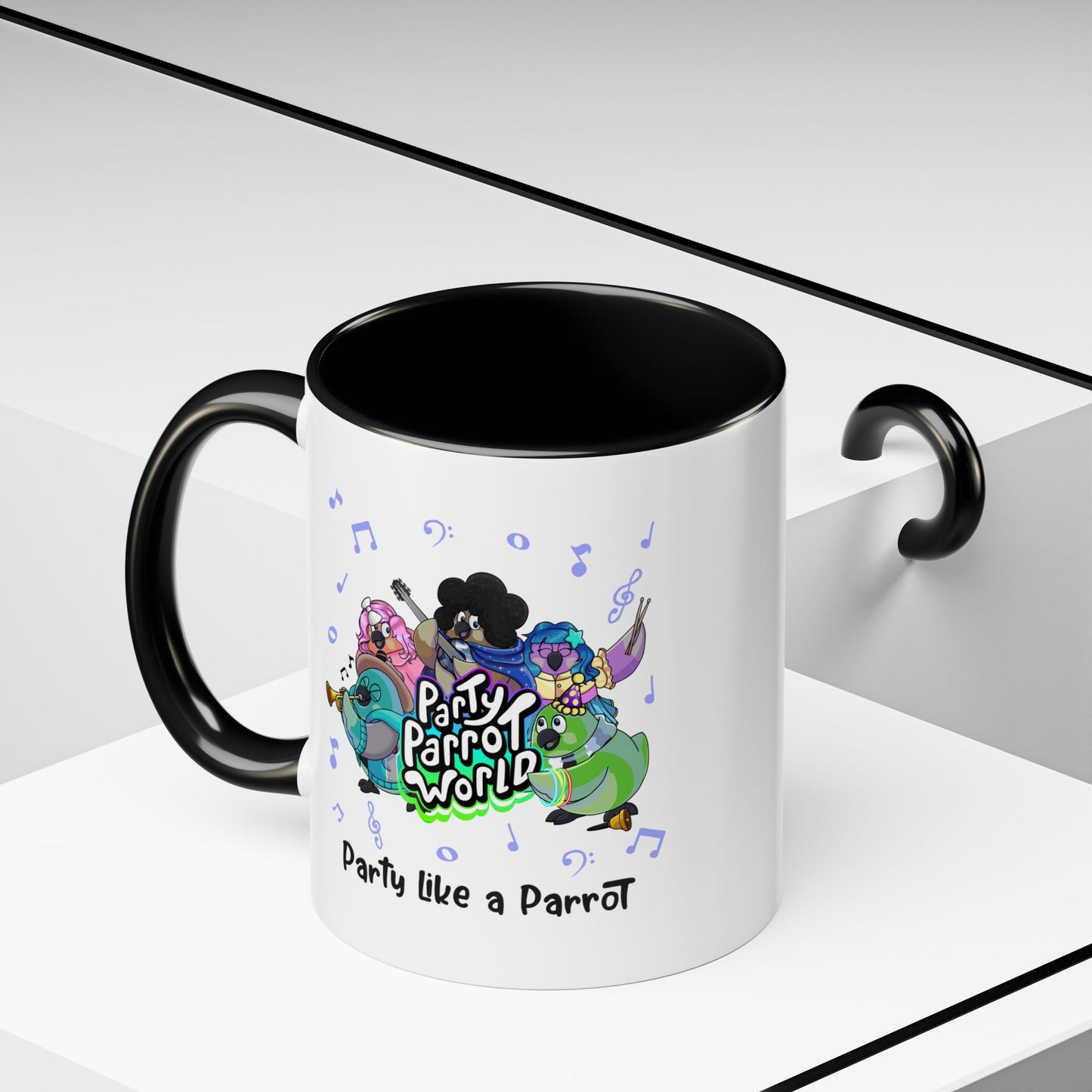 Party Parrot World Accent Coffee Mug