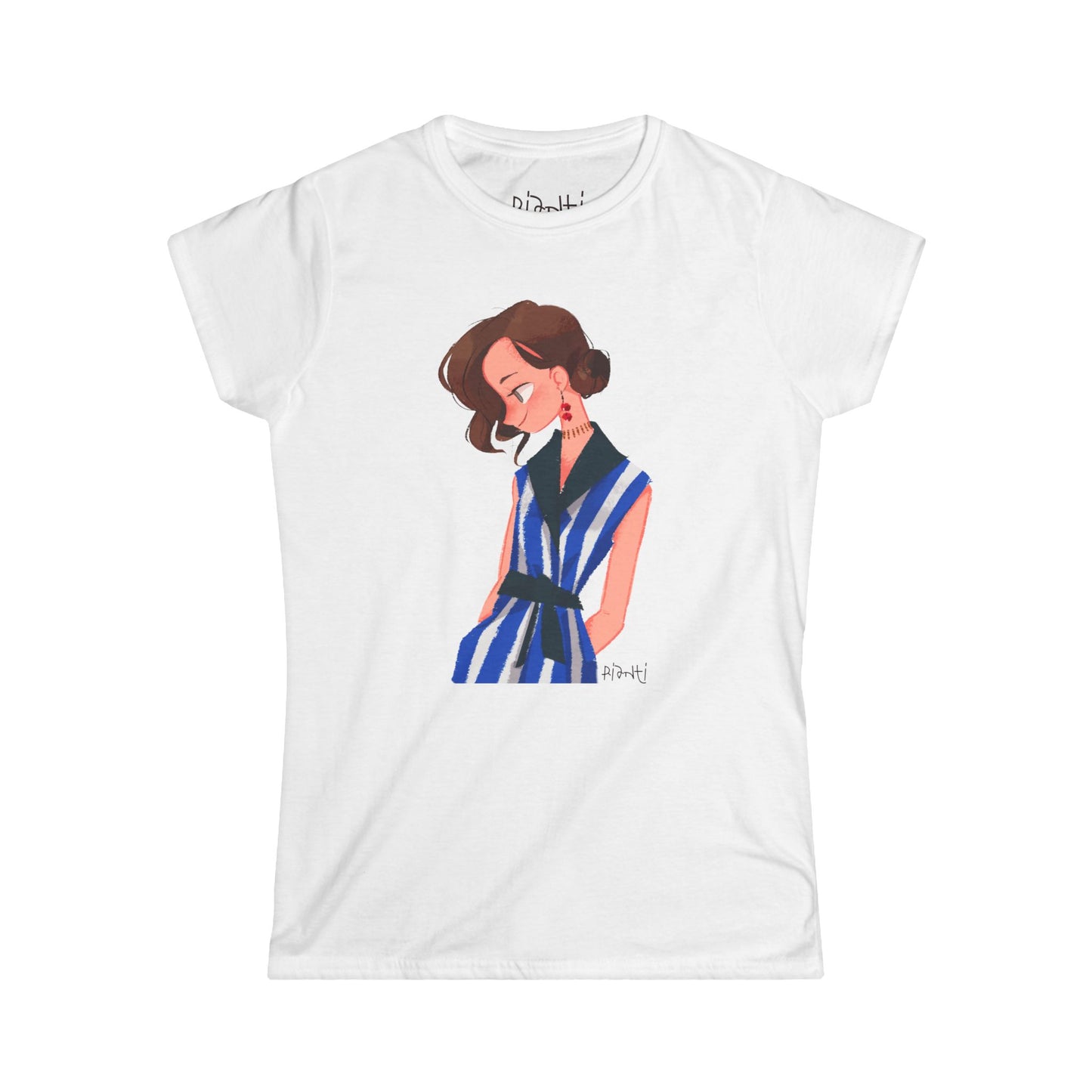 Rianti Girl Women's Cotton Softstyle Tee