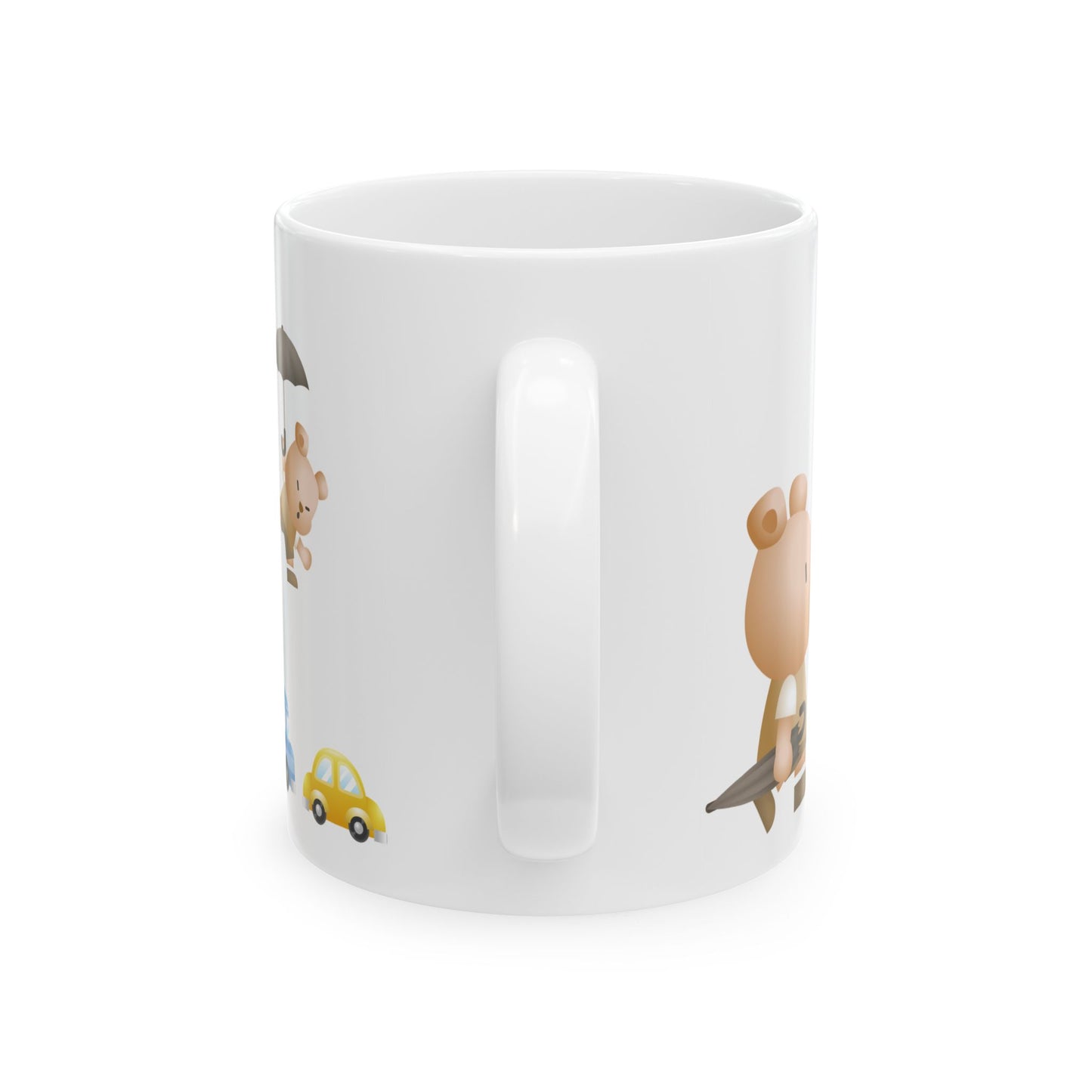 Sunny Day Sky White Ceramic Mug