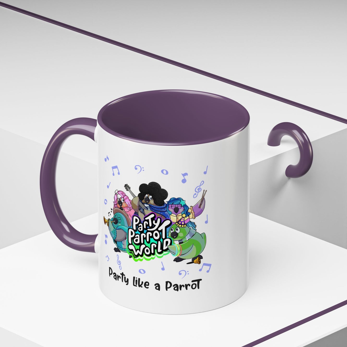 Party Parrot World Accent Coffee Mug