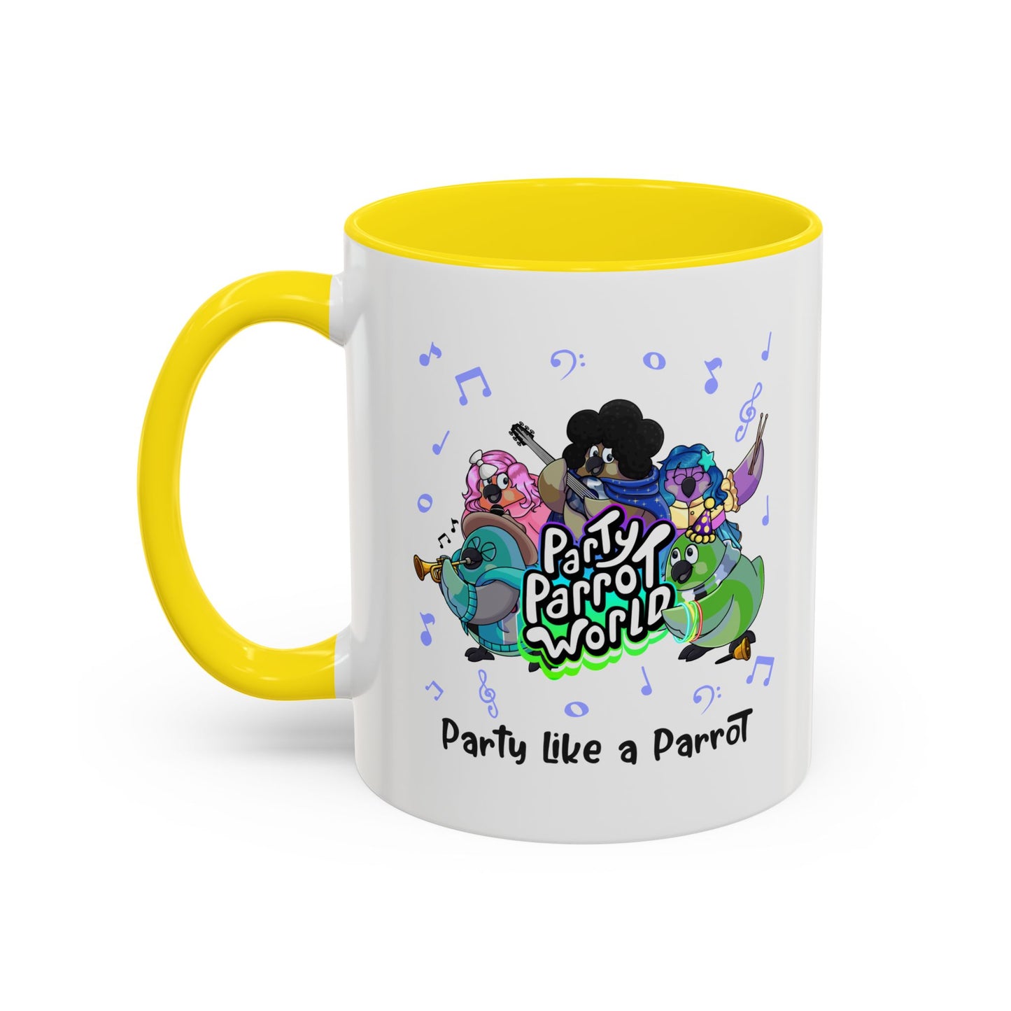Party Parrot World Accent Coffee Mug