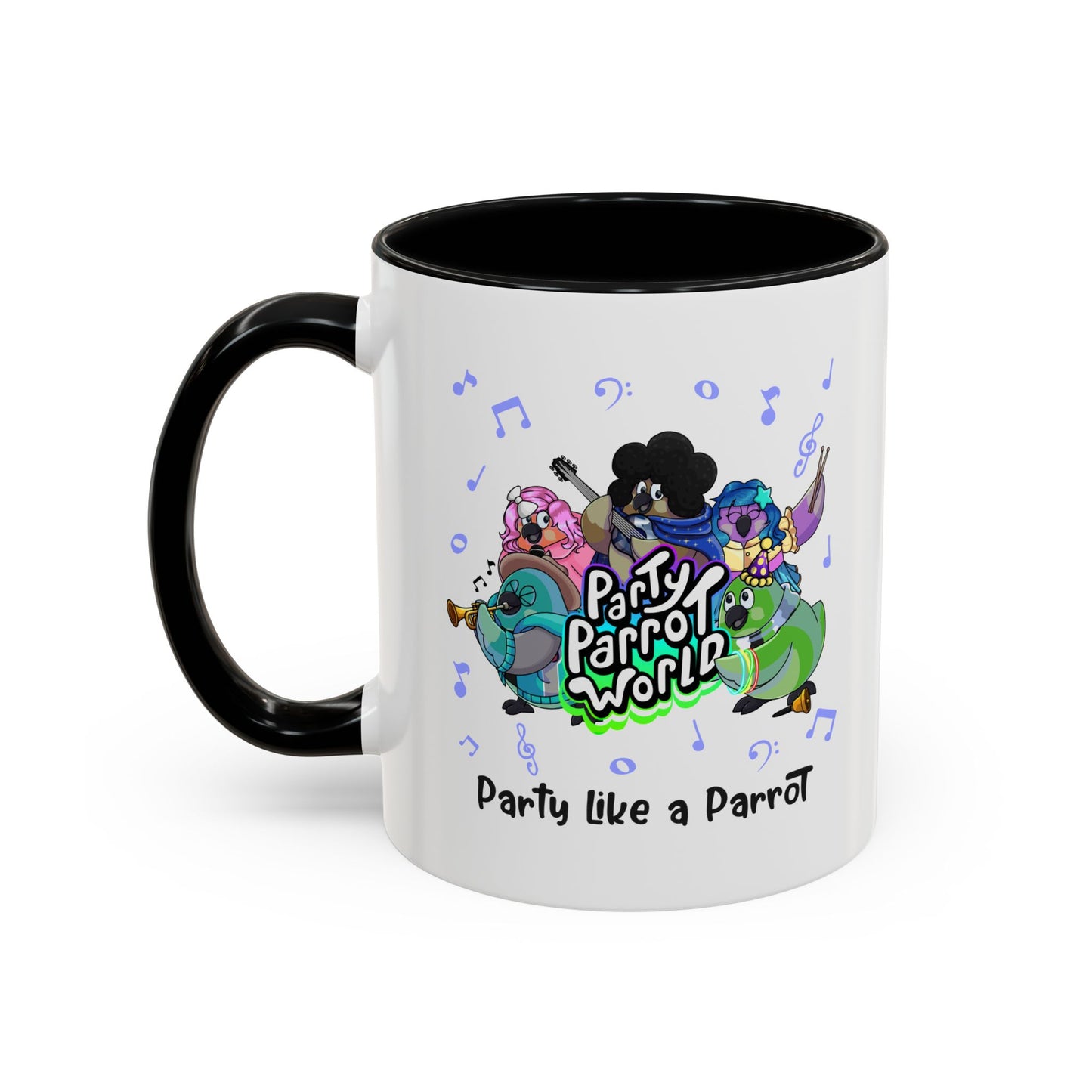 Party Parrot World Accent Coffee Mug
