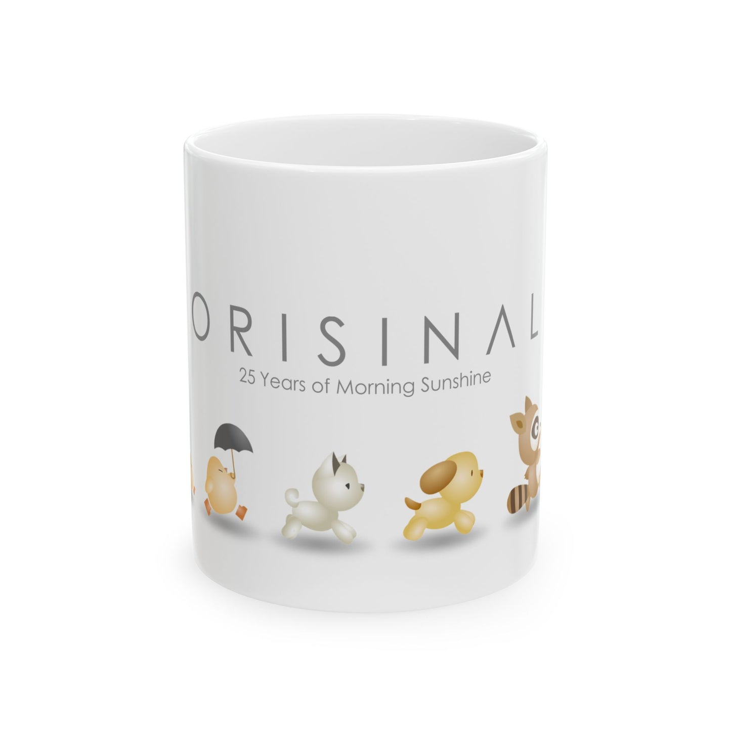 Orisinal: Morning Sunshine 25th Anniversary White Ceramic Mug