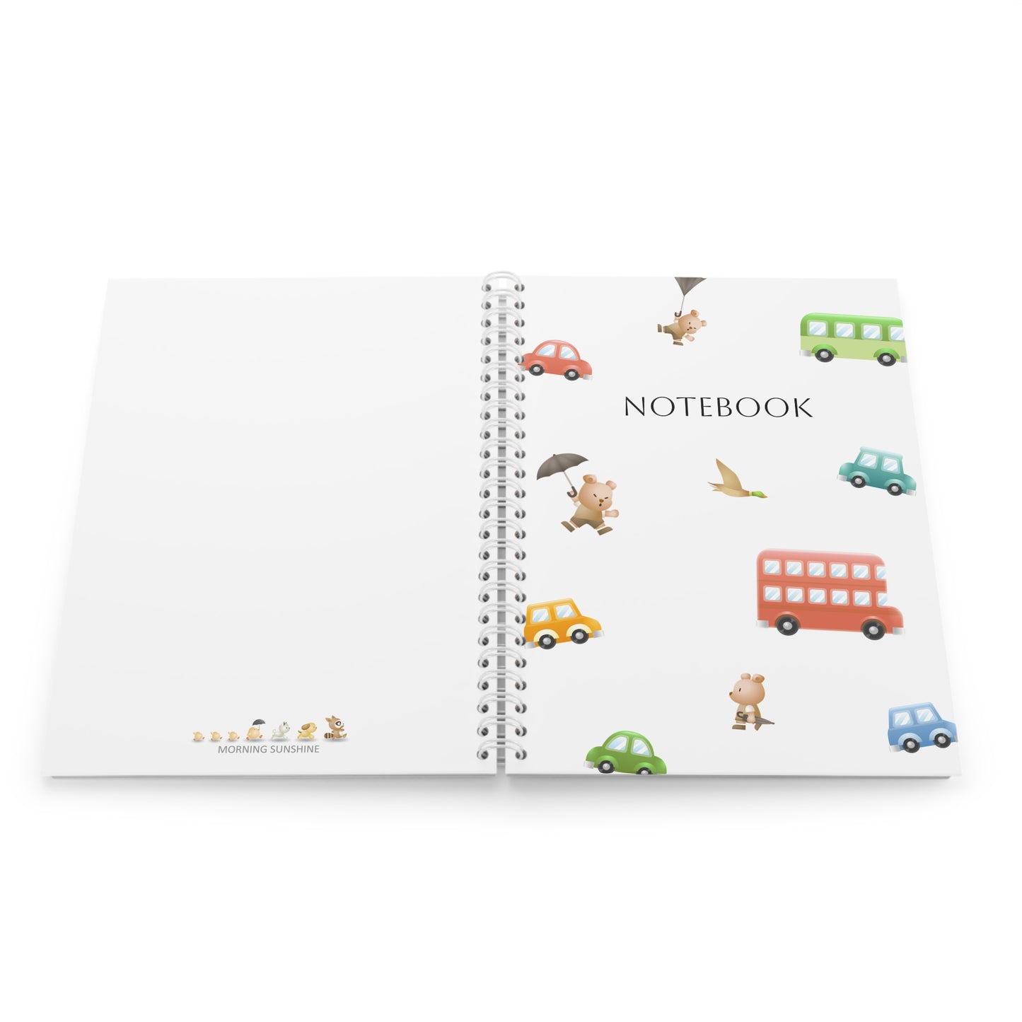Sunny Day Sky Spiral Notebook