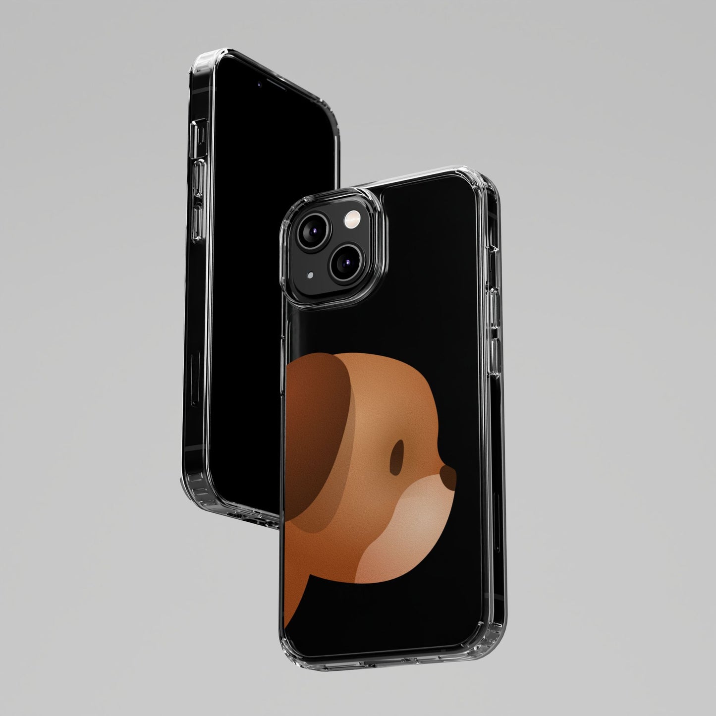 It Takes Two Dog Clear iPhone Case