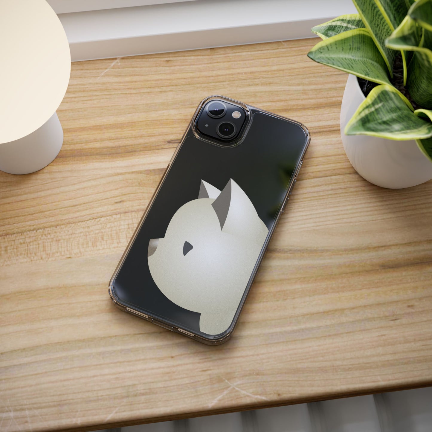 It Takes Two Cat Clear iPhone Case