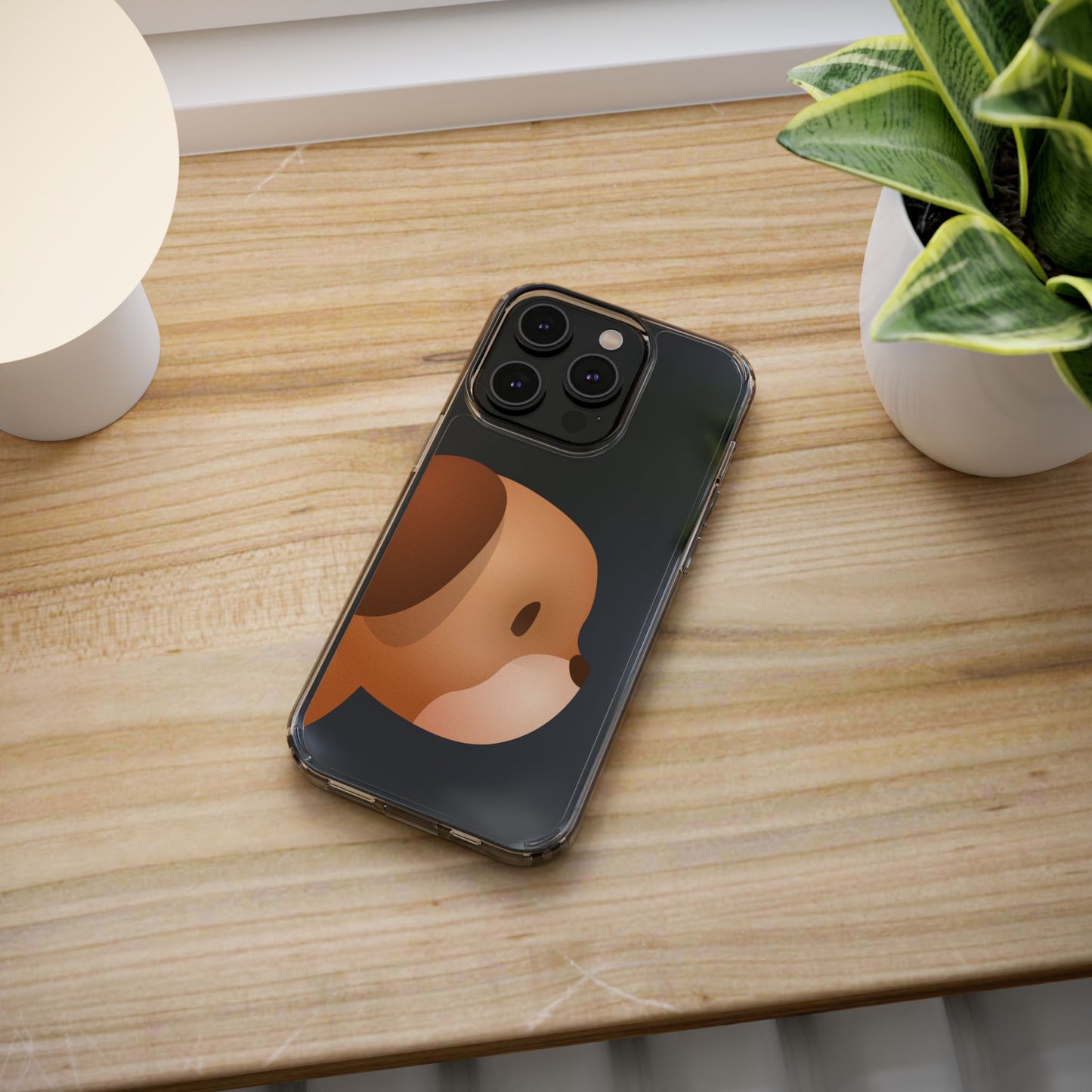It Takes Two Dog Clear iPhone Case