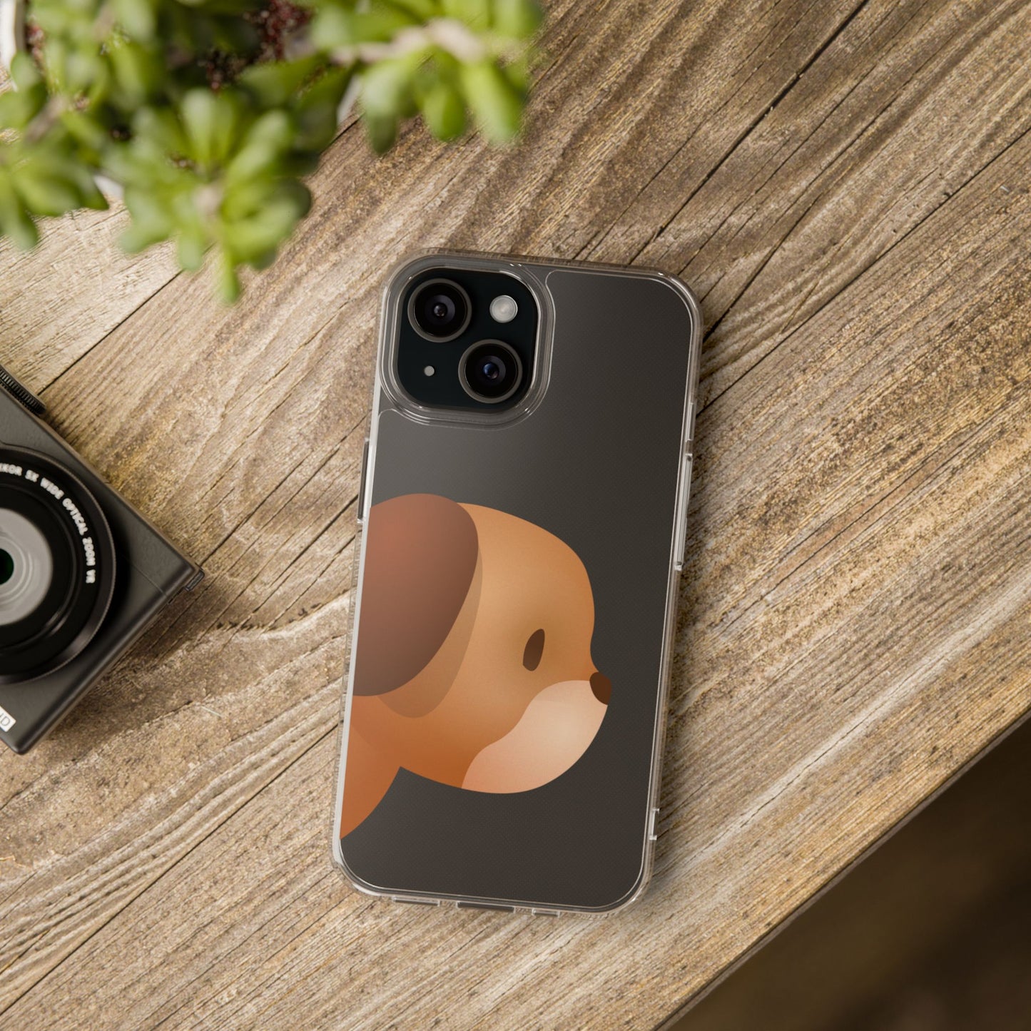 It Takes Two Dog Clear iPhone Case