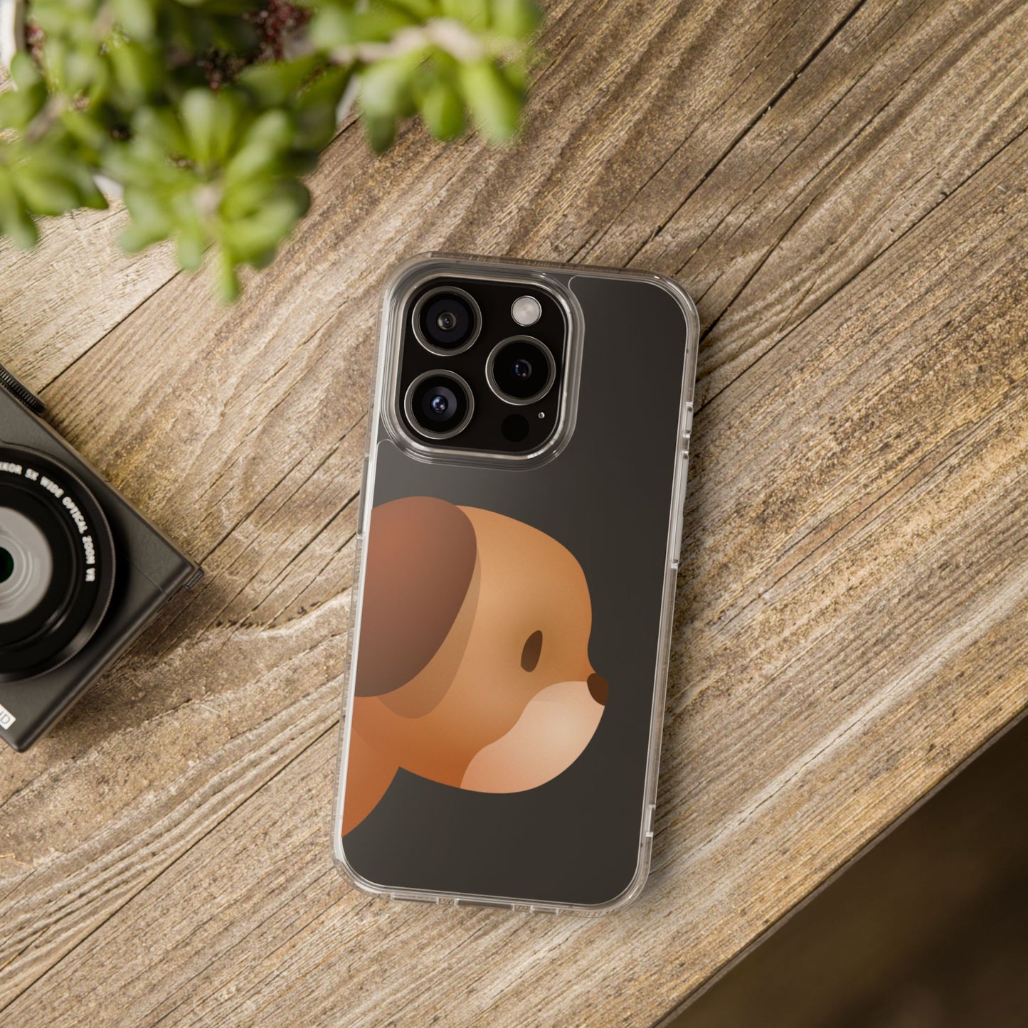 It Takes Two Dog Clear iPhone Case