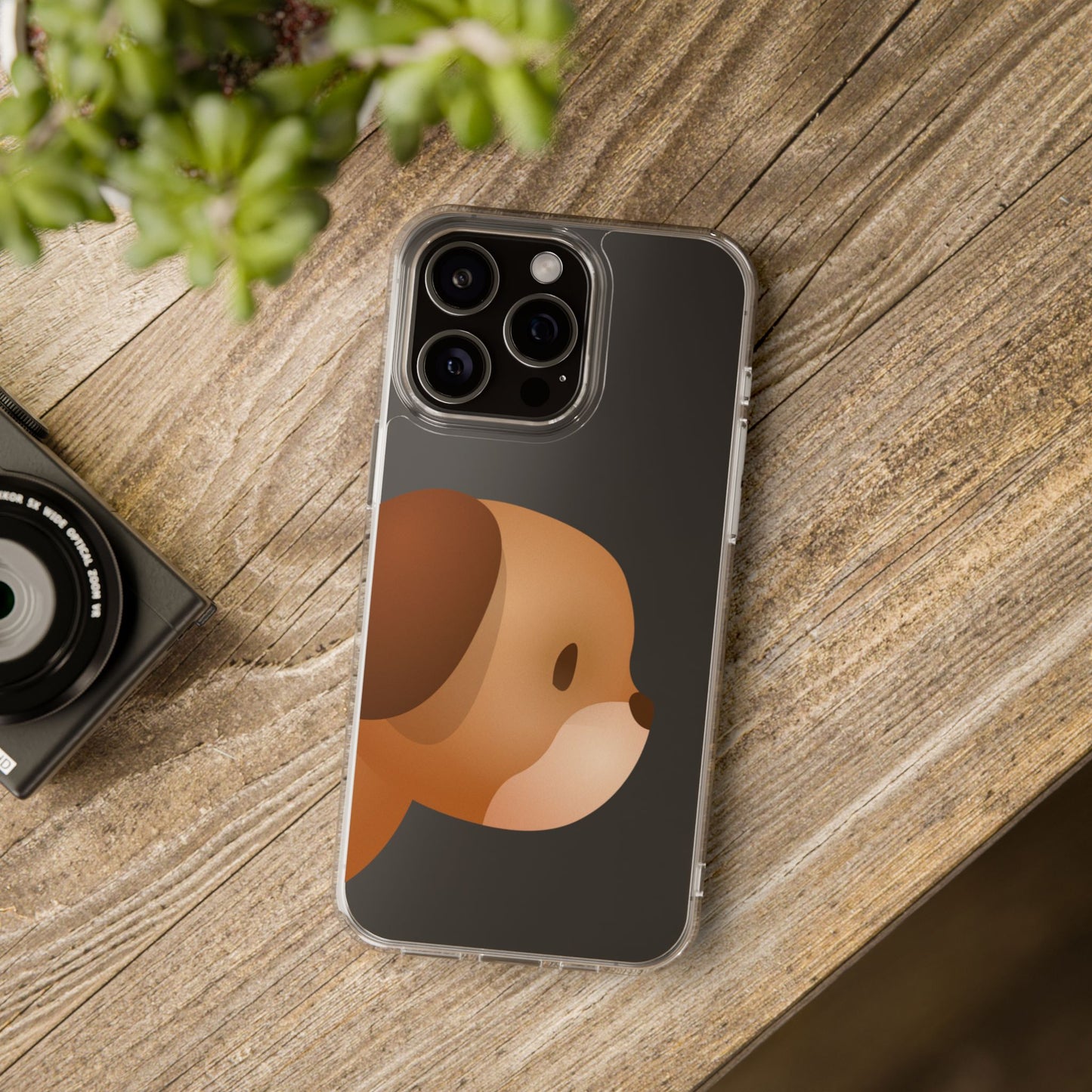It Takes Two Dog Clear iPhone Case