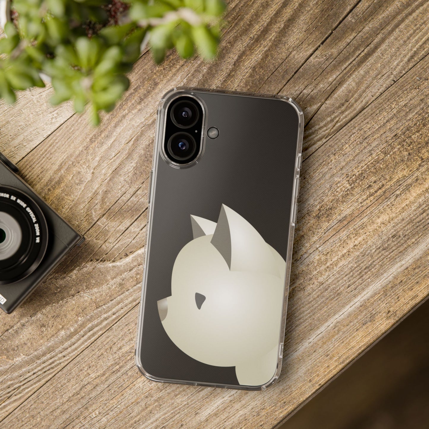 It Takes Two Cat Clear iPhone Case