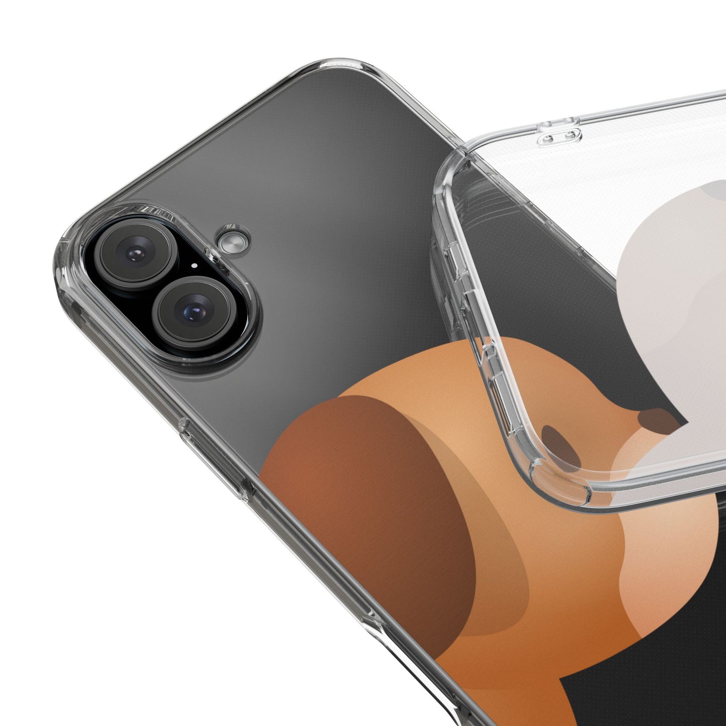 It Takes Two Dog Clear iPhone Case